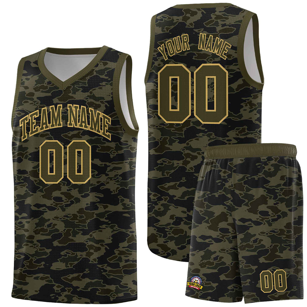 Custom Personalized Camo Kits Sports Uniform Basketball Jersey|KXKSHOP