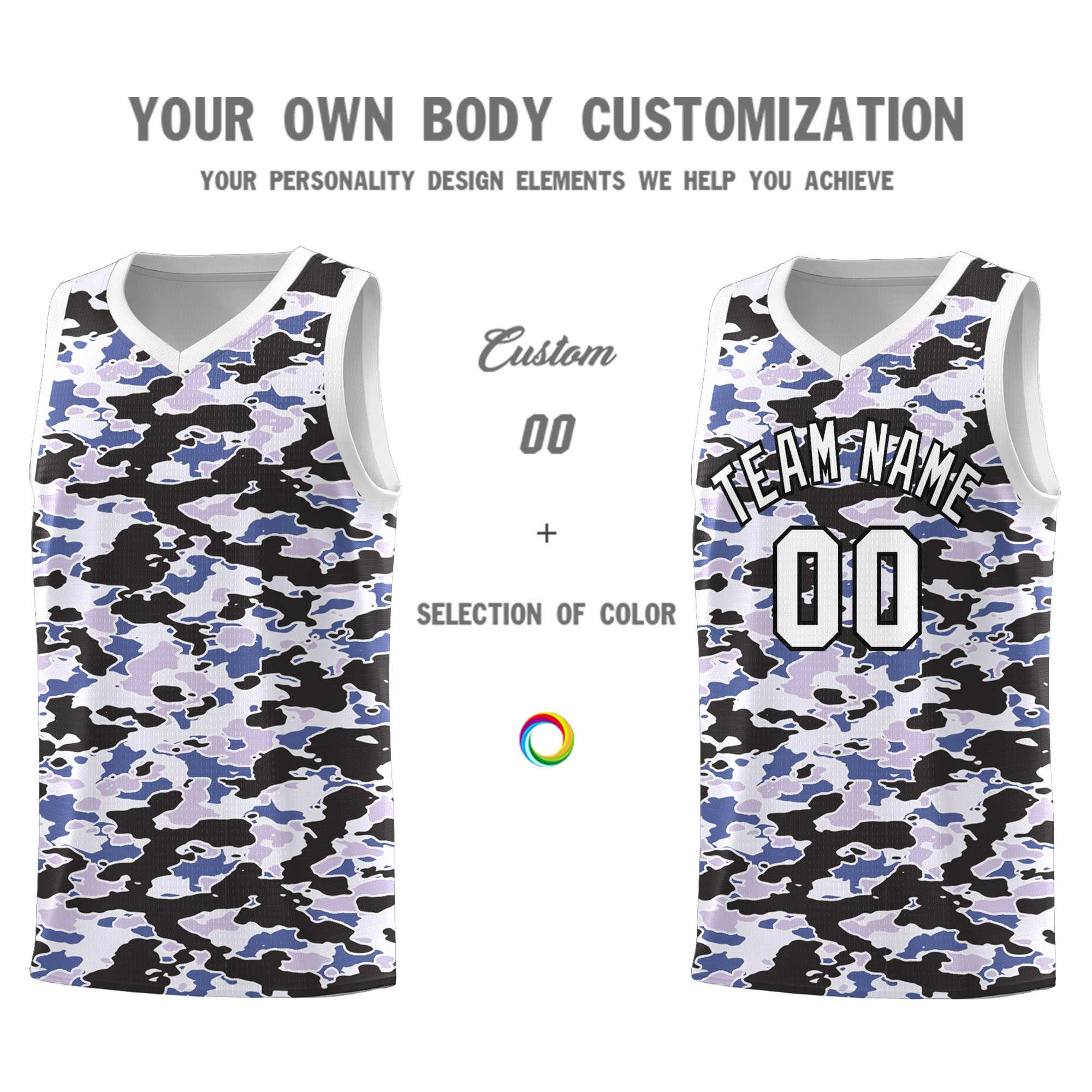 Custom Personalized Camo Kits Sports Uniform Basketball Jersey|KXKSHOP