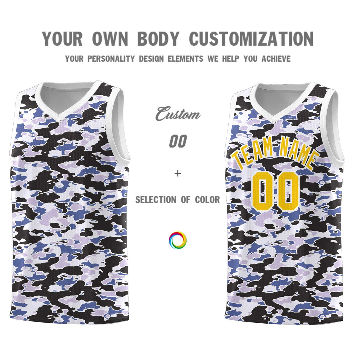 Custom Personalized Camo Kits Sports Uniform Basketball Jersey|KXKSHOP