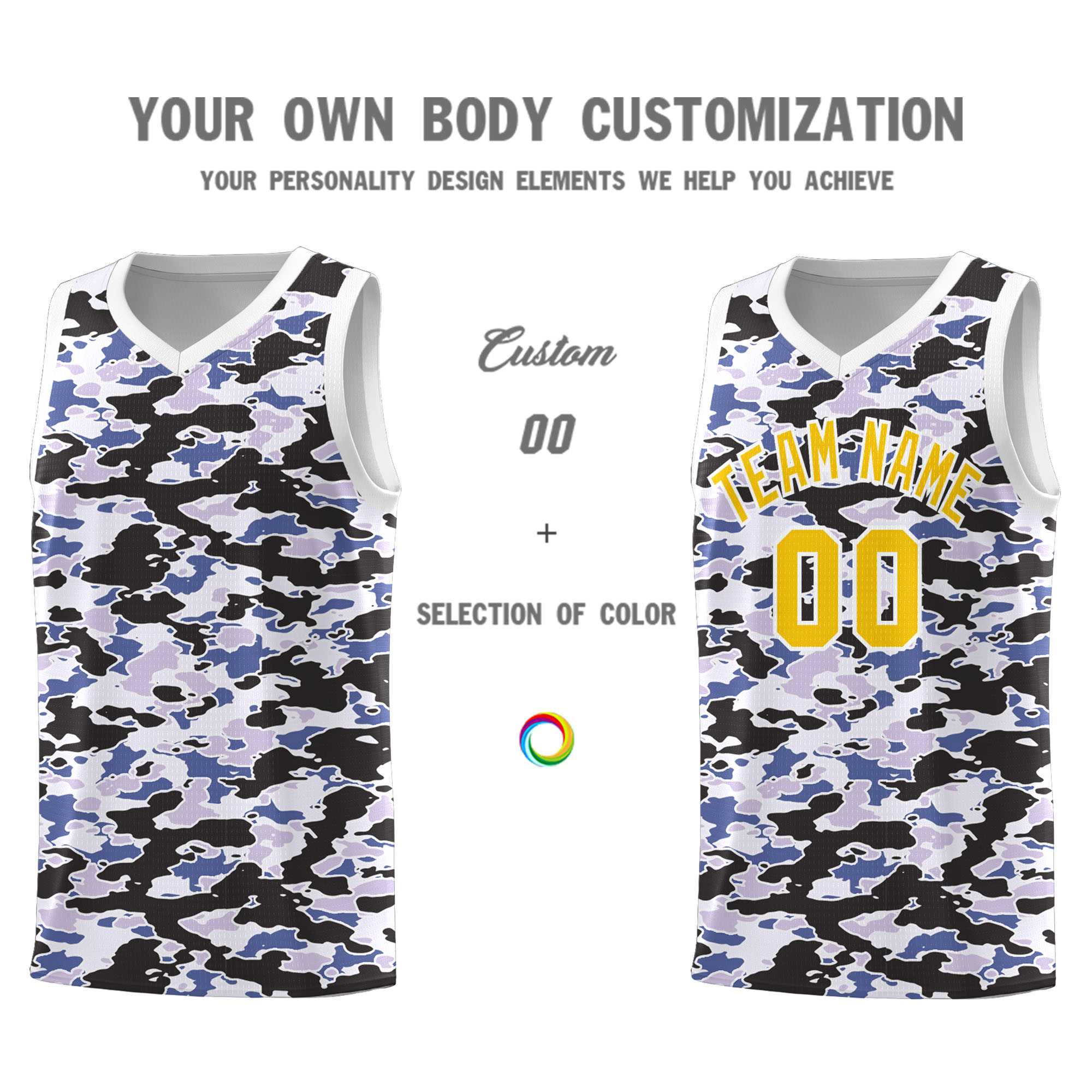Custom Personalized Camo Kits Sports Uniform Basketball Jersey|KXKSHOP