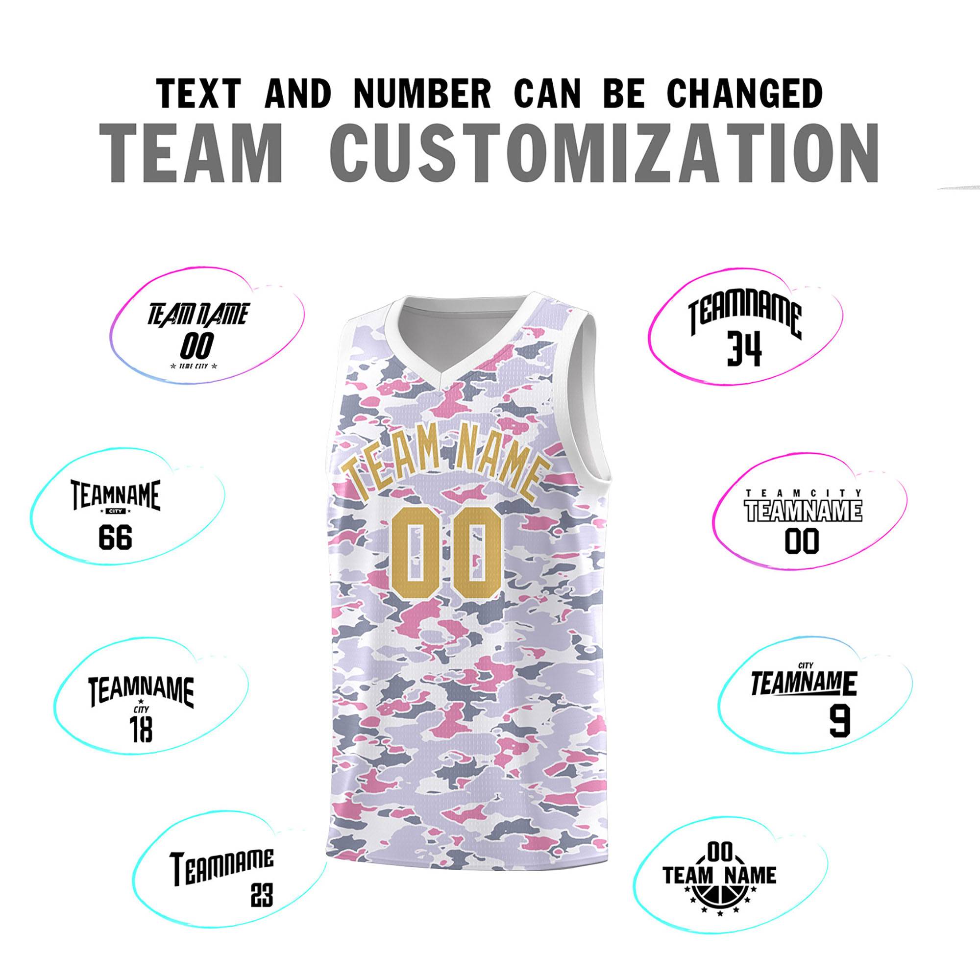 Custom Personalized Camo Kits Sports Uniform Basketball Jersey|KXKSHOP