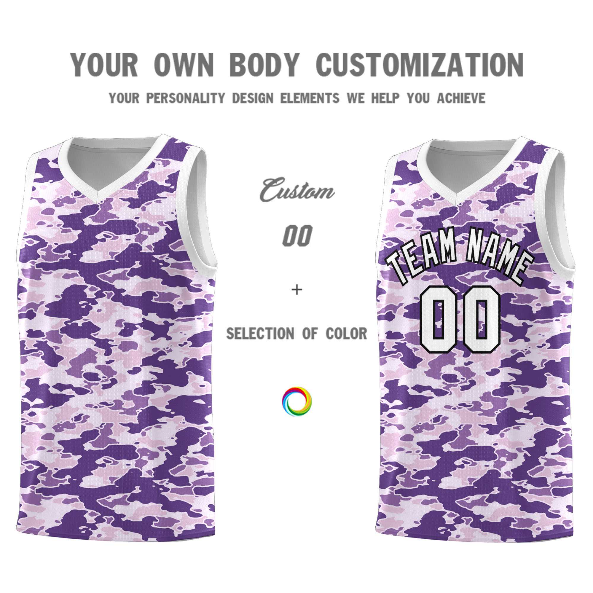 Custom Personalized Camo Kits Sports Uniform Basketball Jersey|KXKSHOP