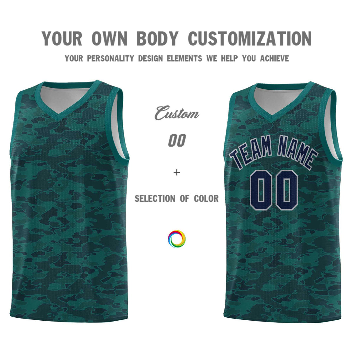 Custom Personalized Camo Kits Sports Uniform Basketball Jersey|KXKSHOP