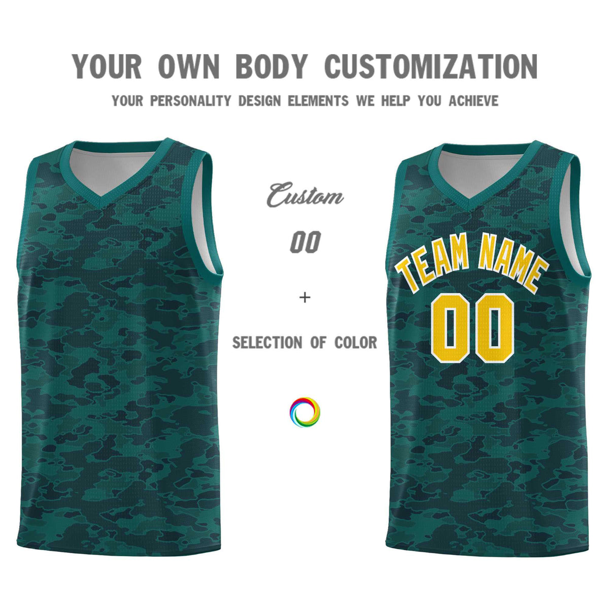 Custom Personalized Camo Kits Sports Uniform Basketball Jersey|KXKSHOP
