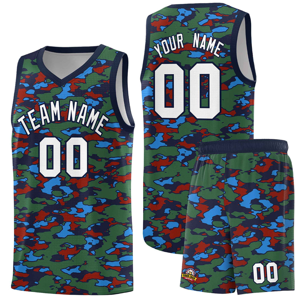Custom Personalized Camo Kits Sports Uniform Basketball Jersey|KXKSHOP