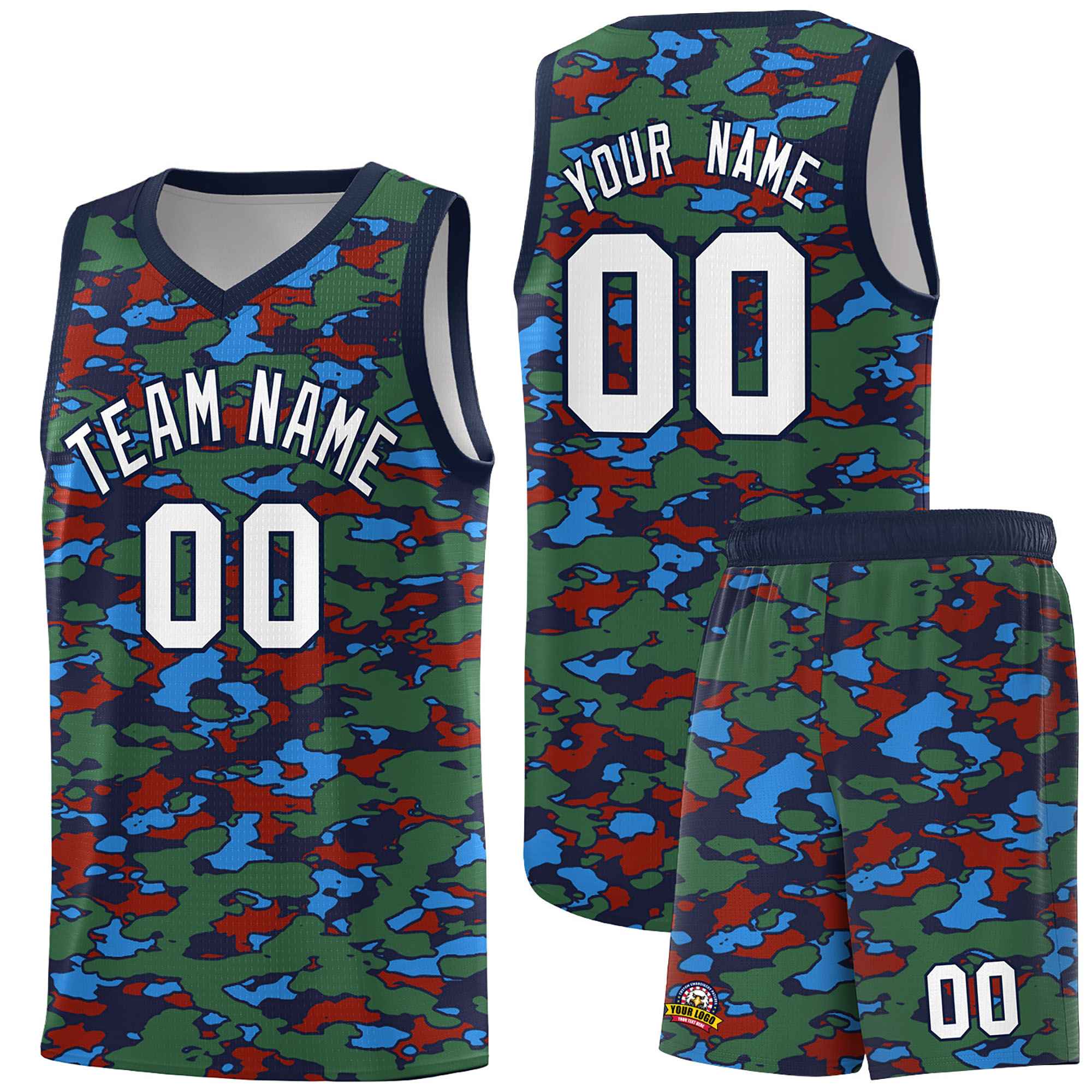 Custom Personalized Camo Kits Sports Uniform Basketball Jersey|KXKSHOP