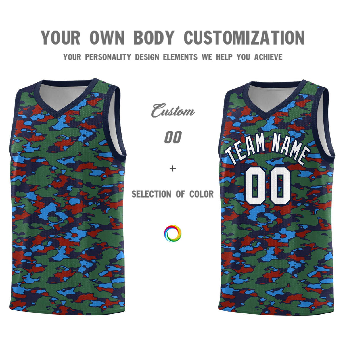 Custom Personalized Camo Kits Sports Uniform Basketball Jersey|KXKSHOP