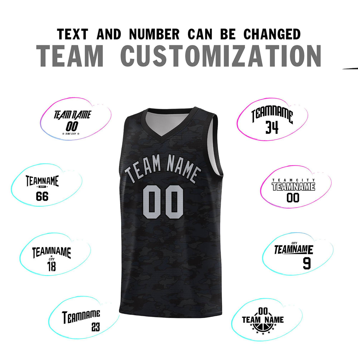 Custom Personalized Camo Kits Sports Uniform Basketball Jersey|KXKSHOP