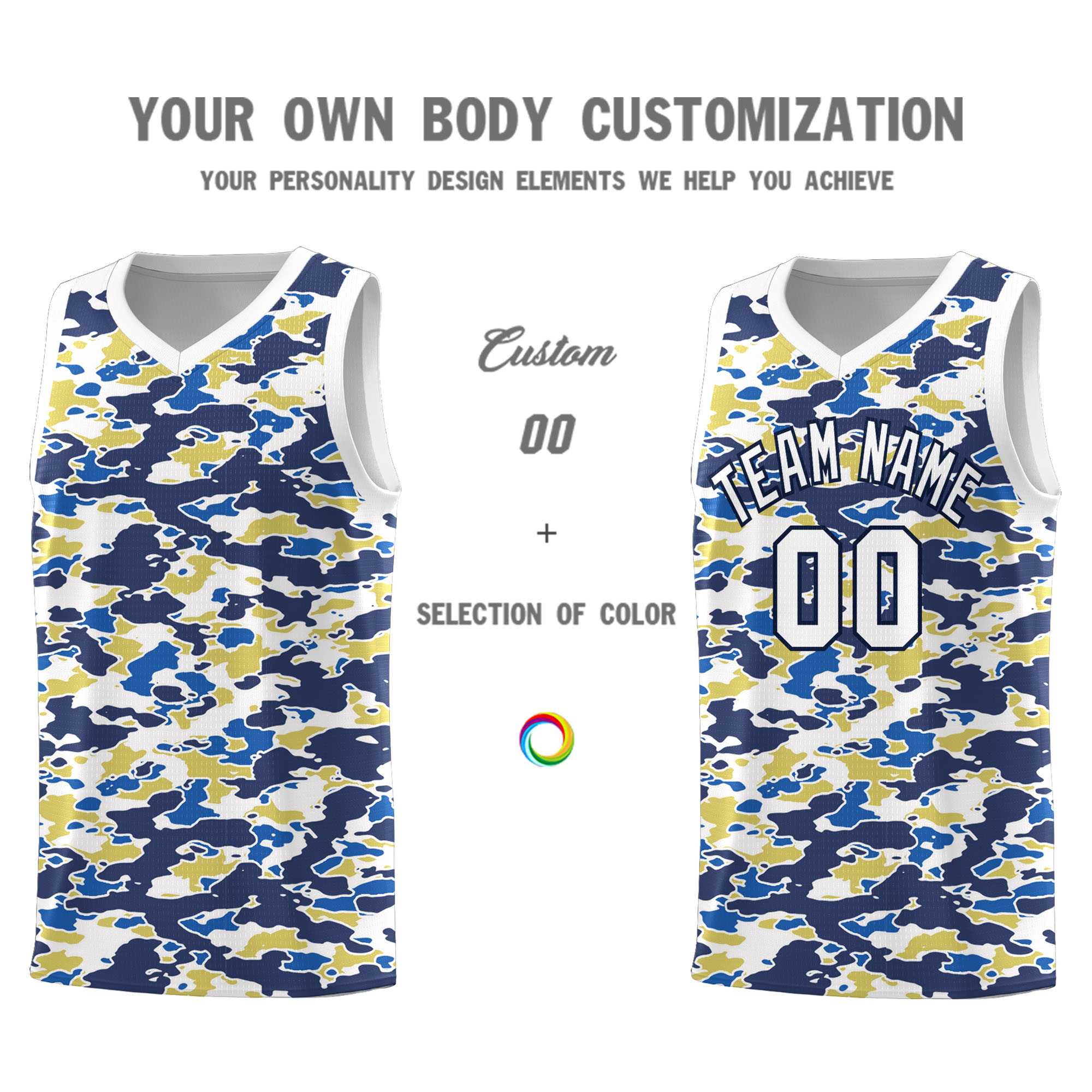 Custom Personalized Camo Kits Sports Uniform Basketball Jersey|KXKSHOP