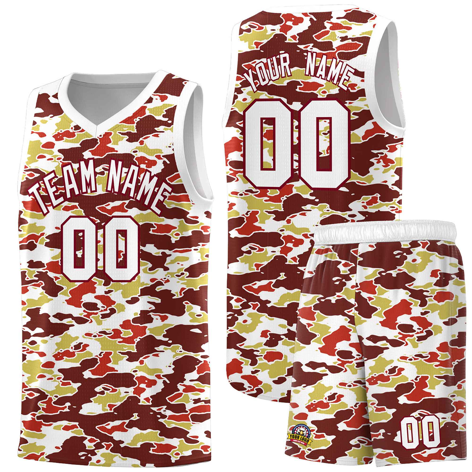 Custom Personalized Camo Kits Sports Uniform Basketball Jersey|KXKSHOP