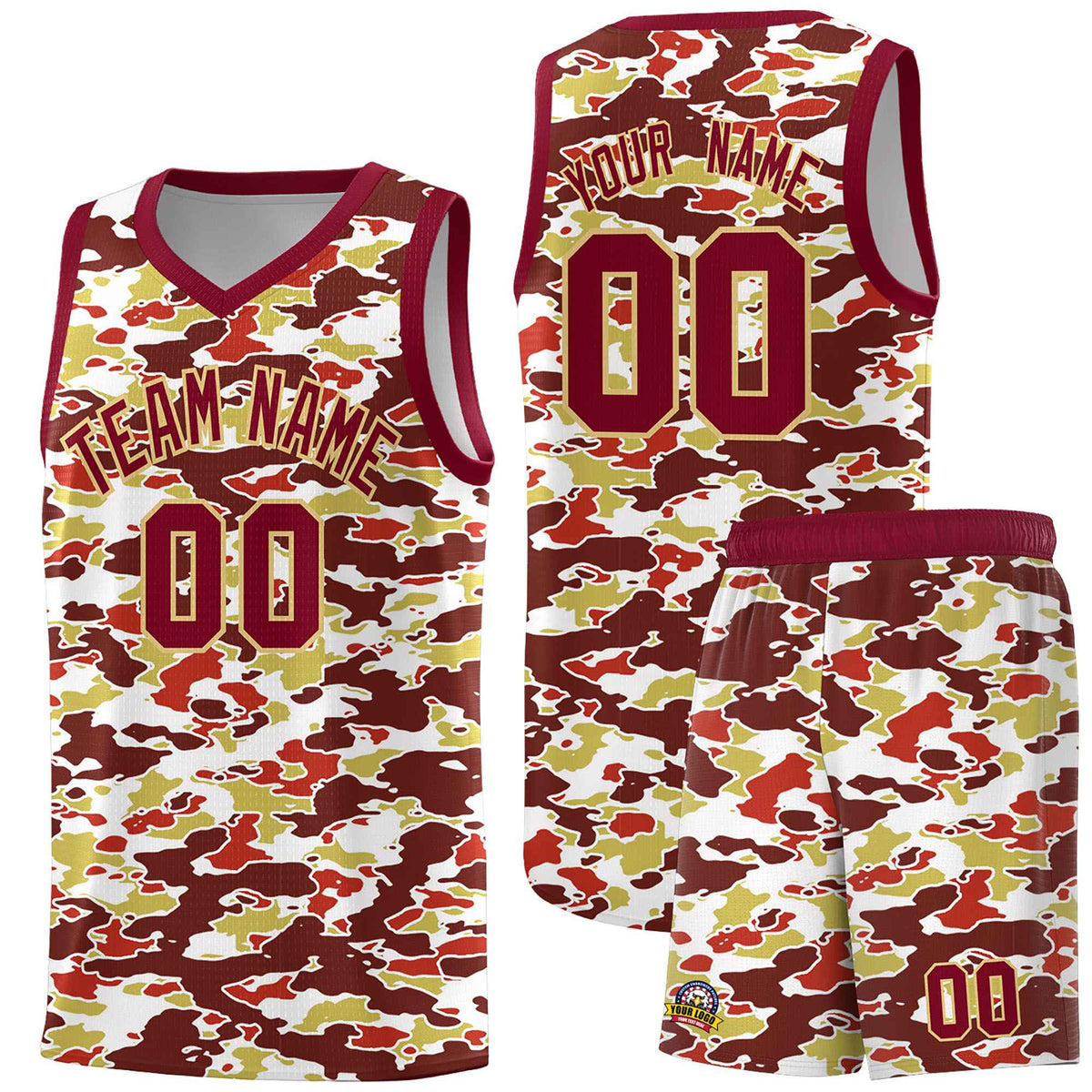 Custom Personalized Camo Kits Sports Uniform Basketball Jersey|KXKSHOP