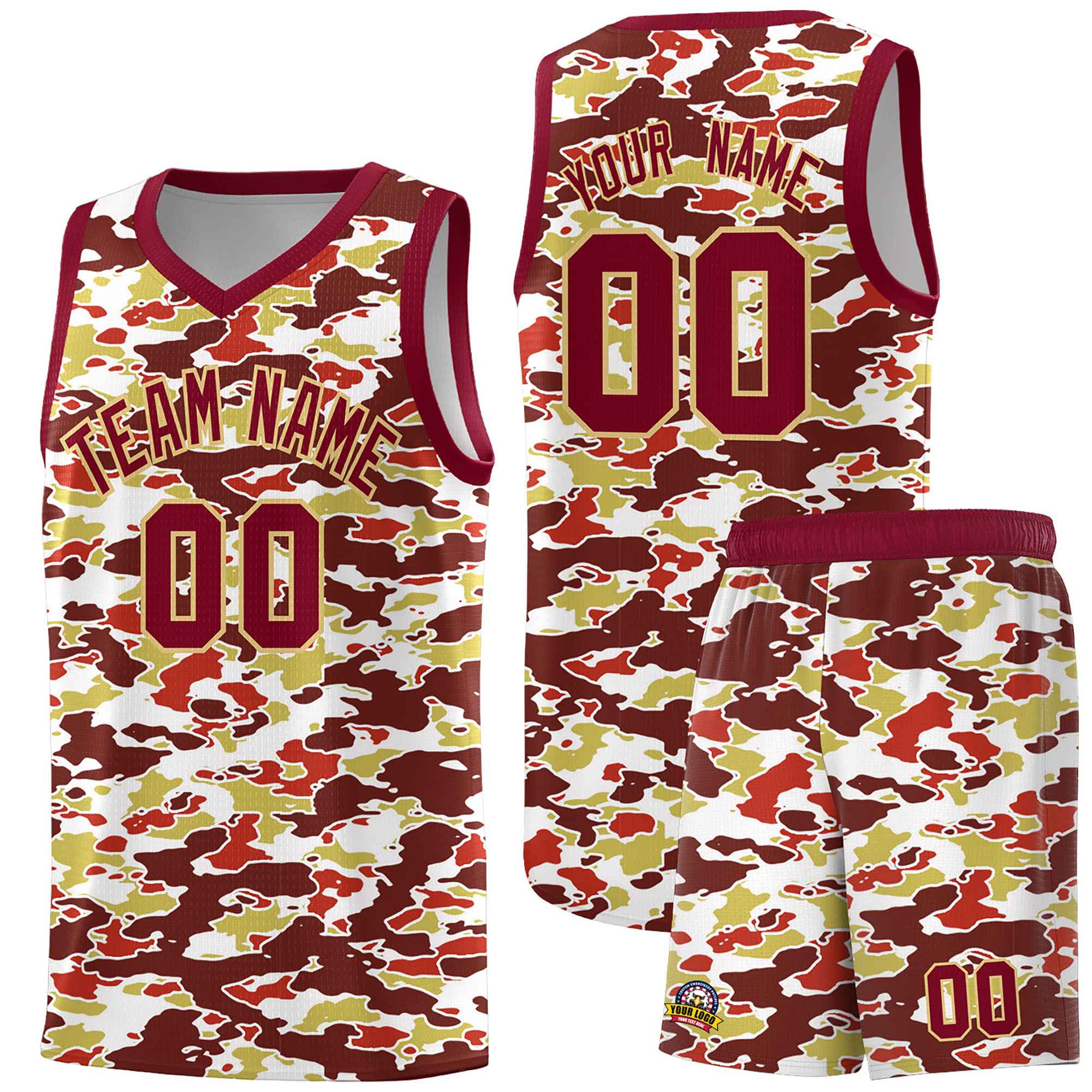 Custom Personalized Camo Kits Sports Uniform Basketball Jersey|KXKSHOP