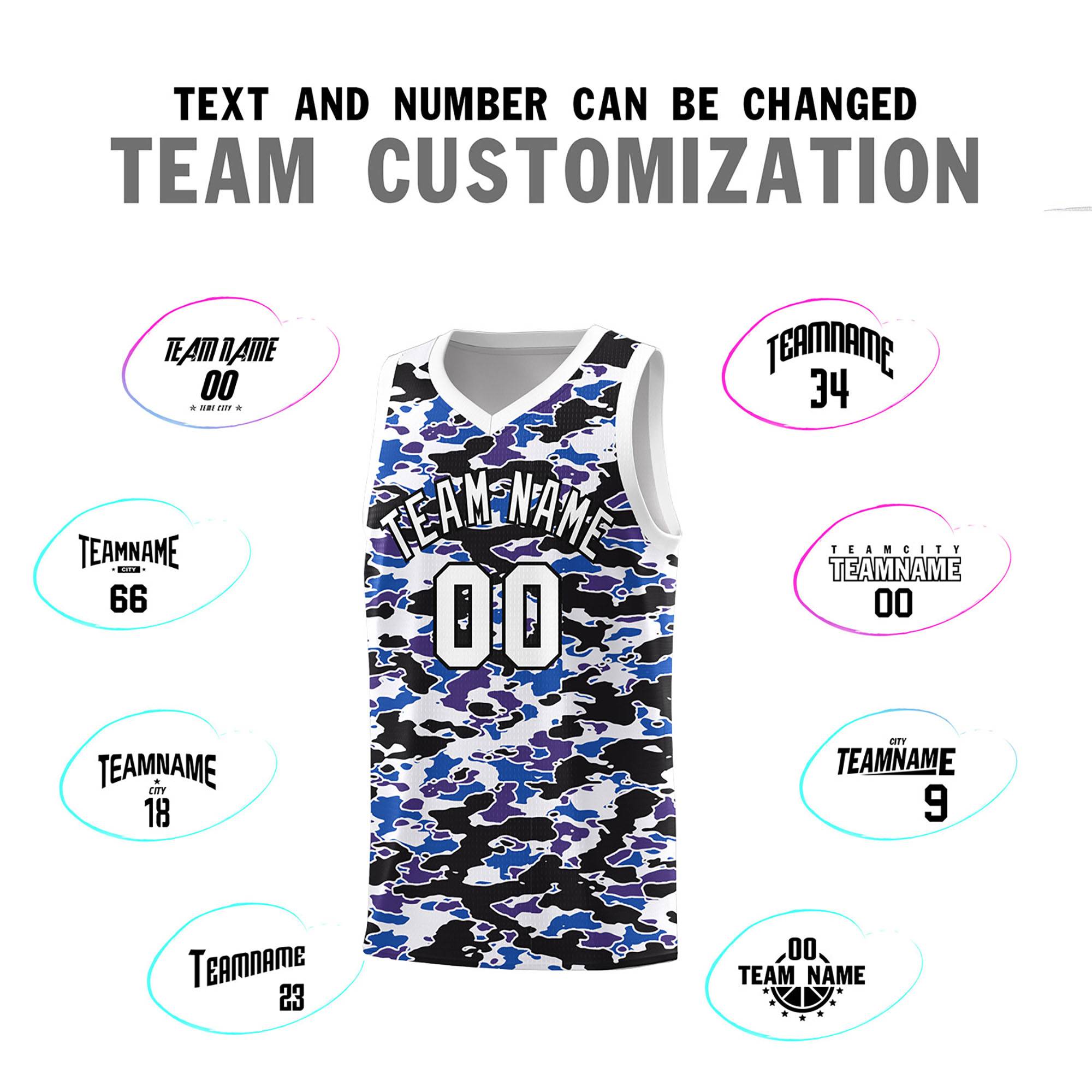 Custom Personalized Camo Kits Sports Uniform Basketball Jersey|KXKSHOP