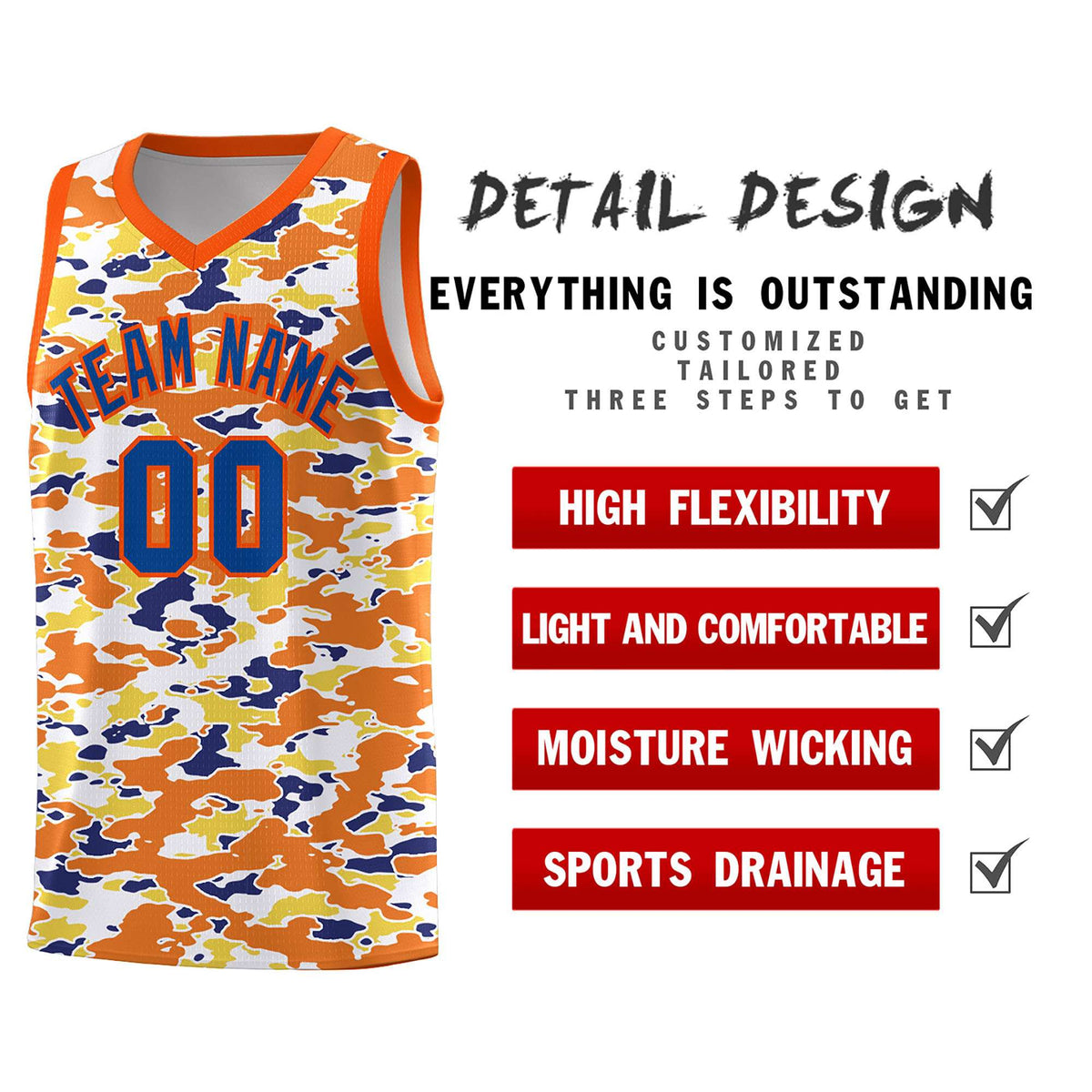 Custom Personalized Camo Kits Sports Uniform Basketball Jersey|KXKSHOP