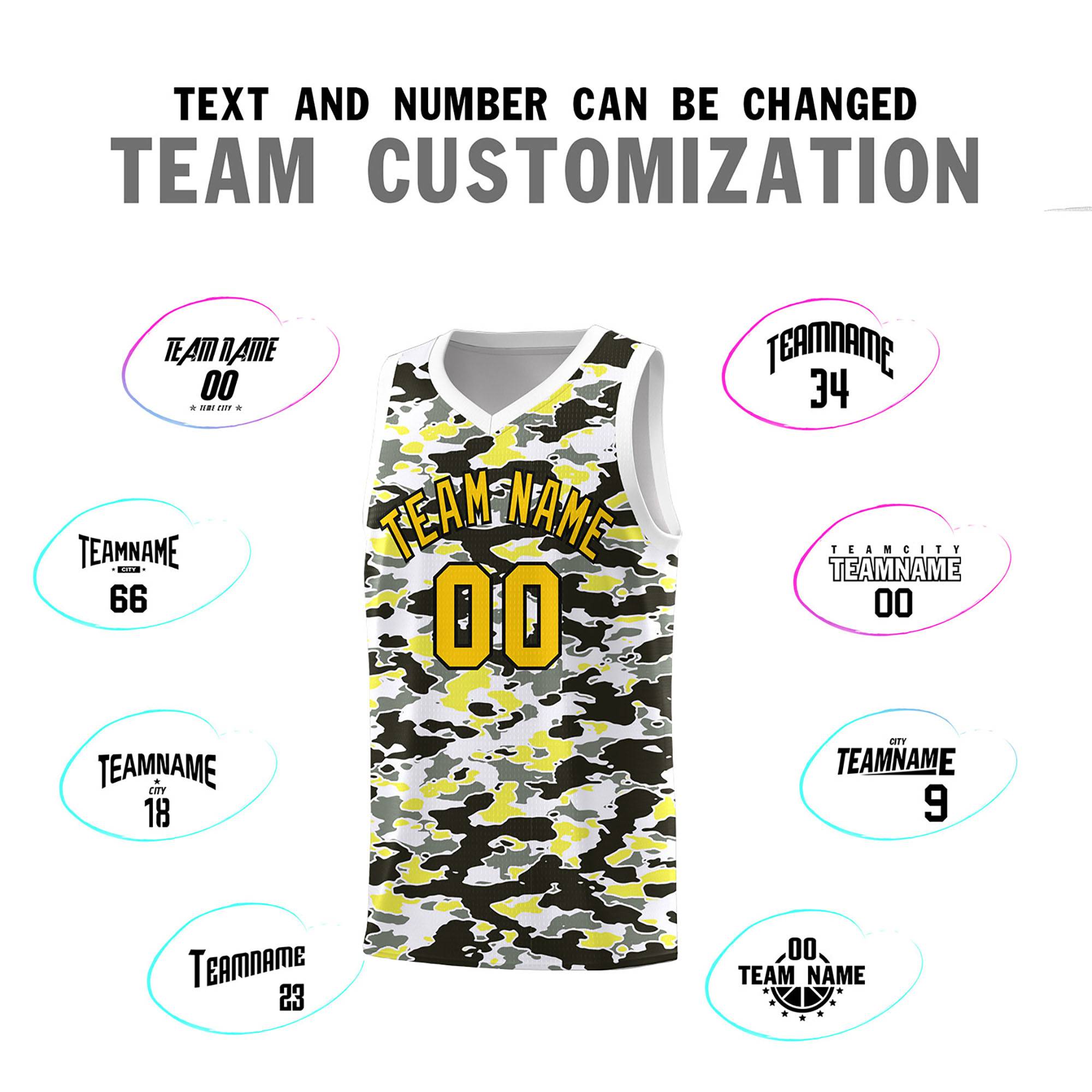 Custom Personalized Camo Kits Sports Uniform Basketball Jersey|KXKSHOP