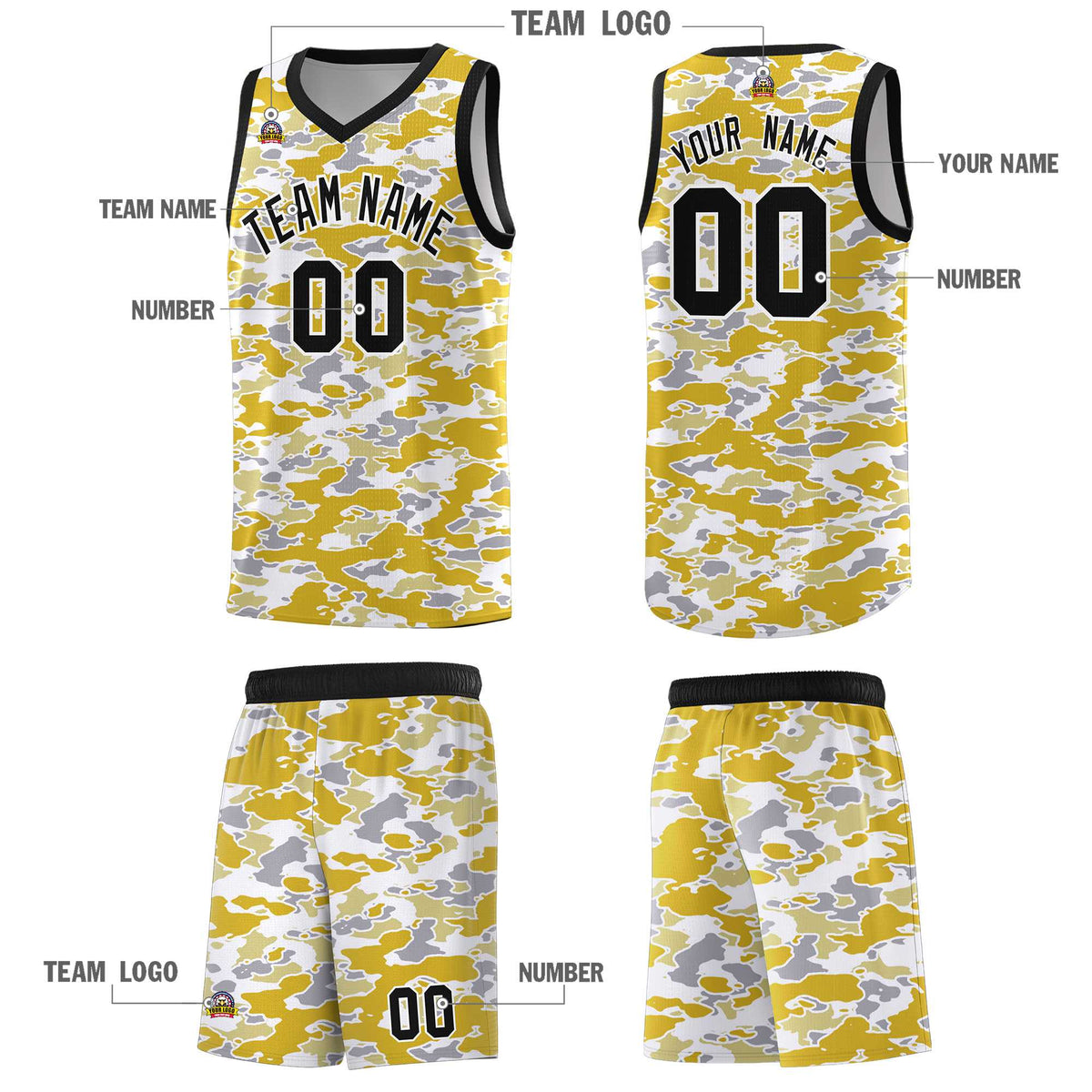 Custom Personalized Camo Kits Sports Uniform Basketball Jersey|KXKSHOP