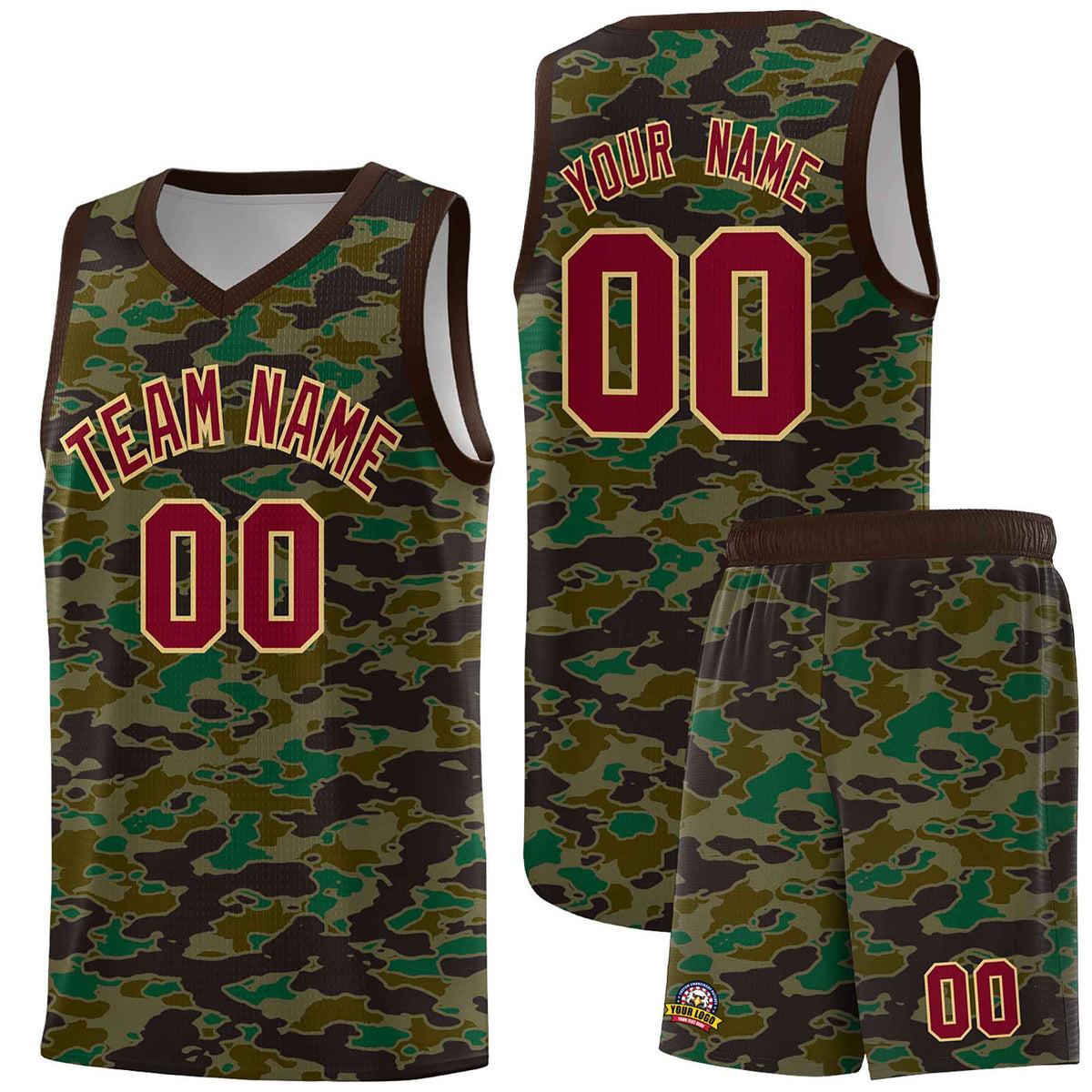 Custom Personalized Camo Kits Sports Uniform Basketball Jersey|KXKSHOP