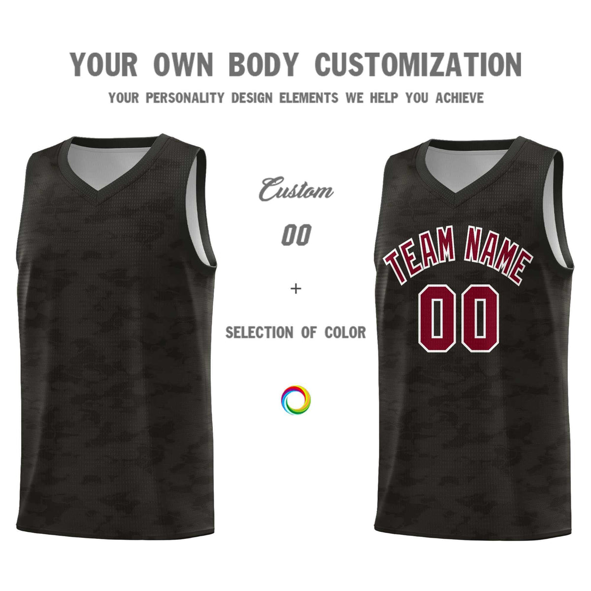Custom Personalized Camo Kits Sports Uniform Basketball Jersey|KXKSHOP