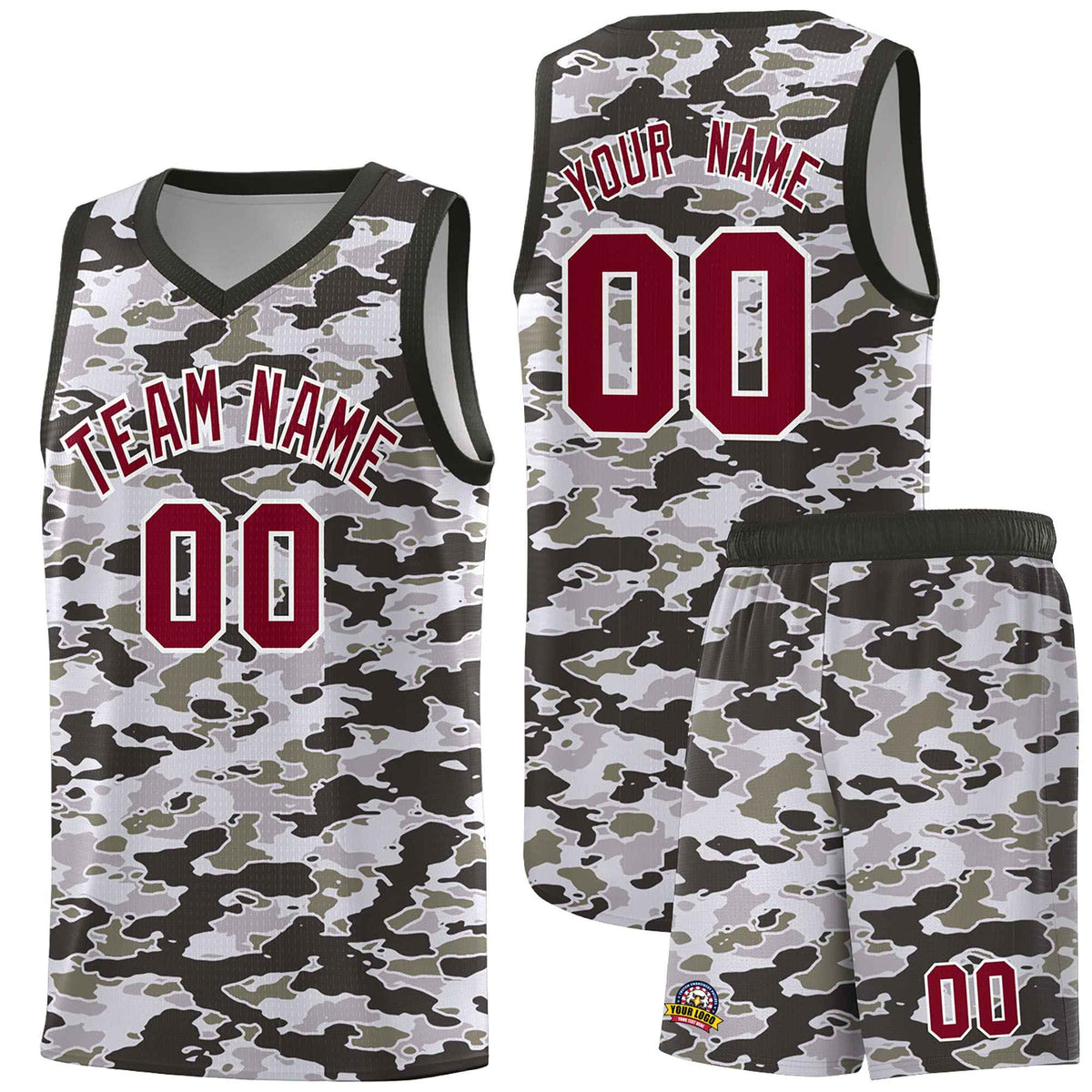 Custom Personalized Camo Kits Sports Uniform Basketball Jersey|KXKSHOP