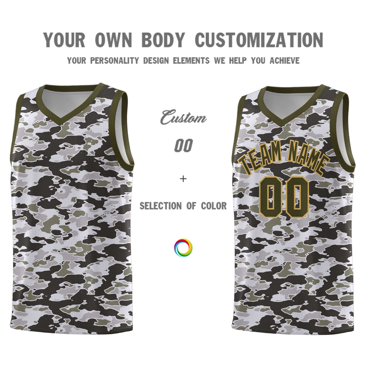Custom Personalized Camo Kits Sports Uniform Basketball Jersey|KXKSHOP