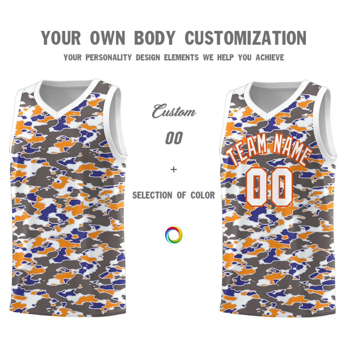 Custom Personalized Camo Kits Sports Uniform Basketball Jersey|KXKSHOP