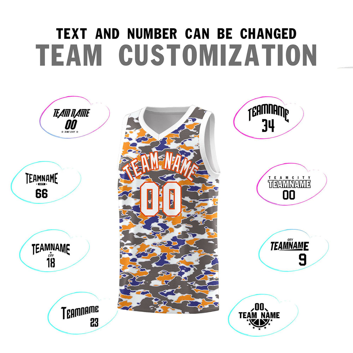 Custom Personalized Camo Kits Sports Uniform Basketball Jersey|KXKSHOP