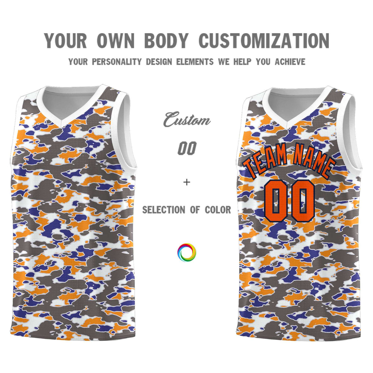 Custom Personalized Camo Kits Sports Uniform Basketball Jersey|KXKSHOP