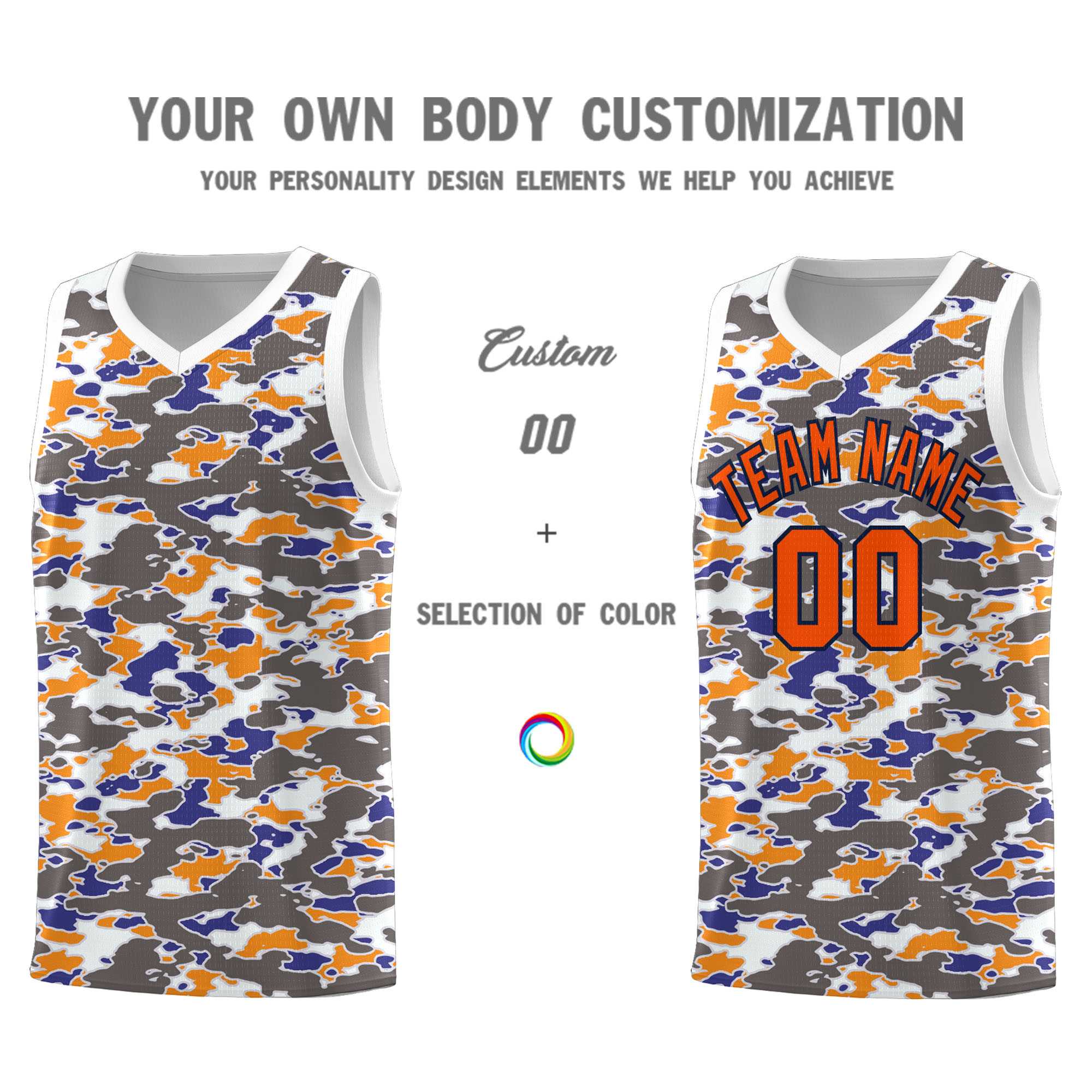 Custom Personalized Camo Kits Sports Uniform Basketball Jersey|KXKSHOP