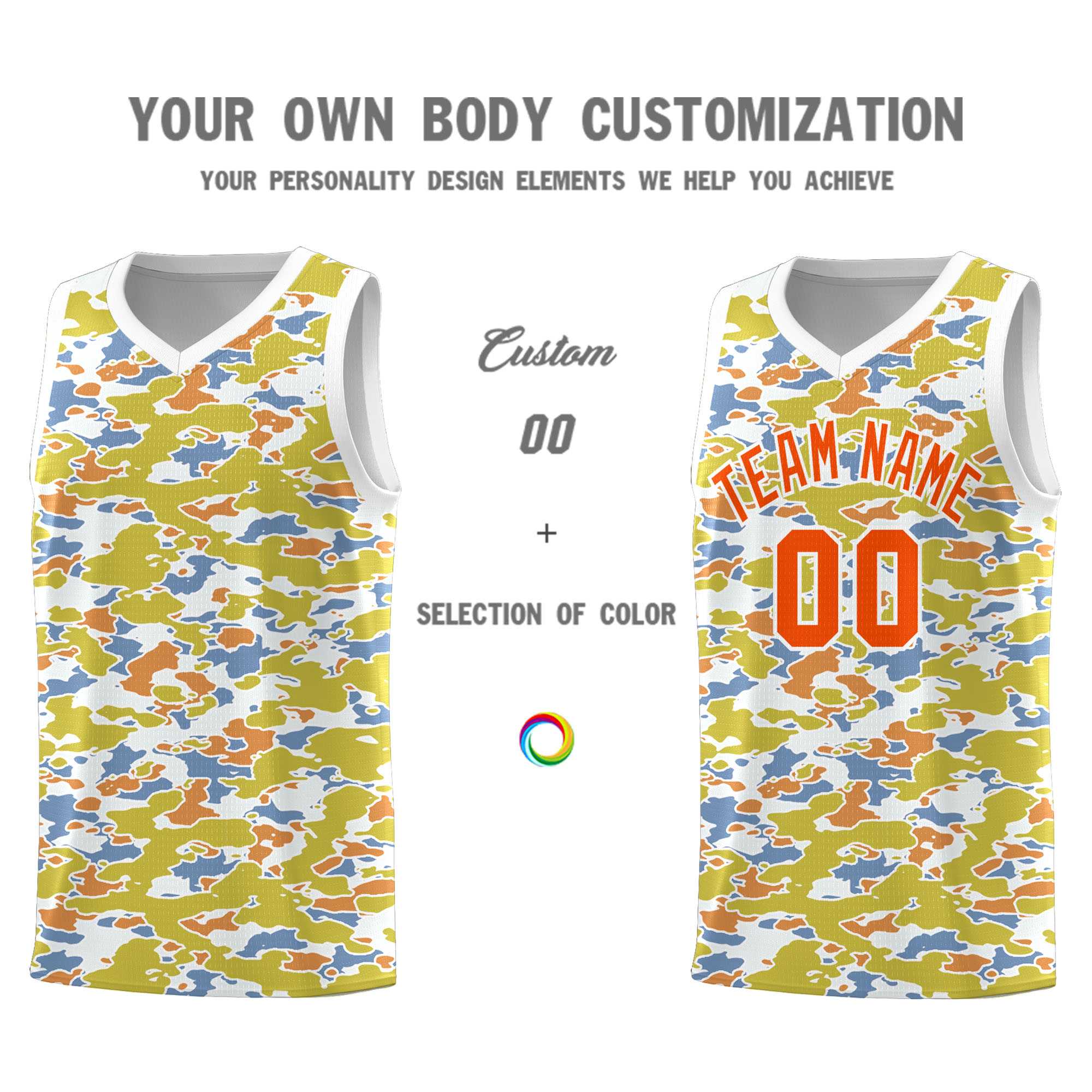 Custom Personalized Camo Kits Sports Uniform Basketball Jersey|KXKSHOP