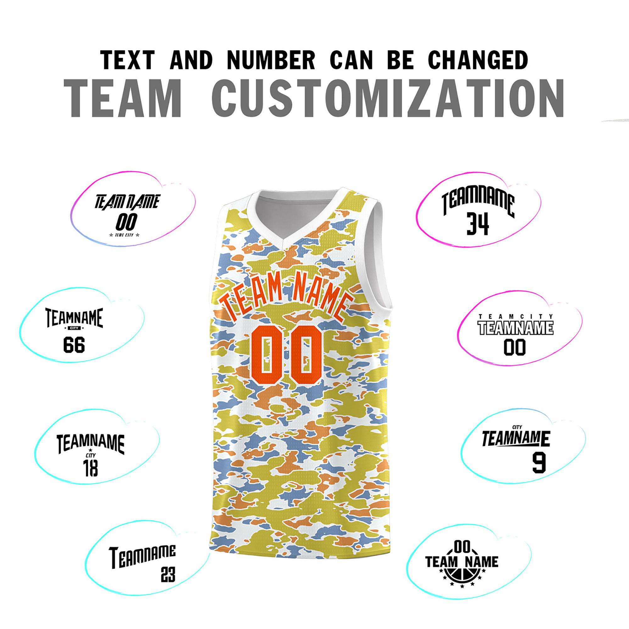Custom Personalized Camo Kits Sports Uniform Basketball Jersey|KXKSHOP