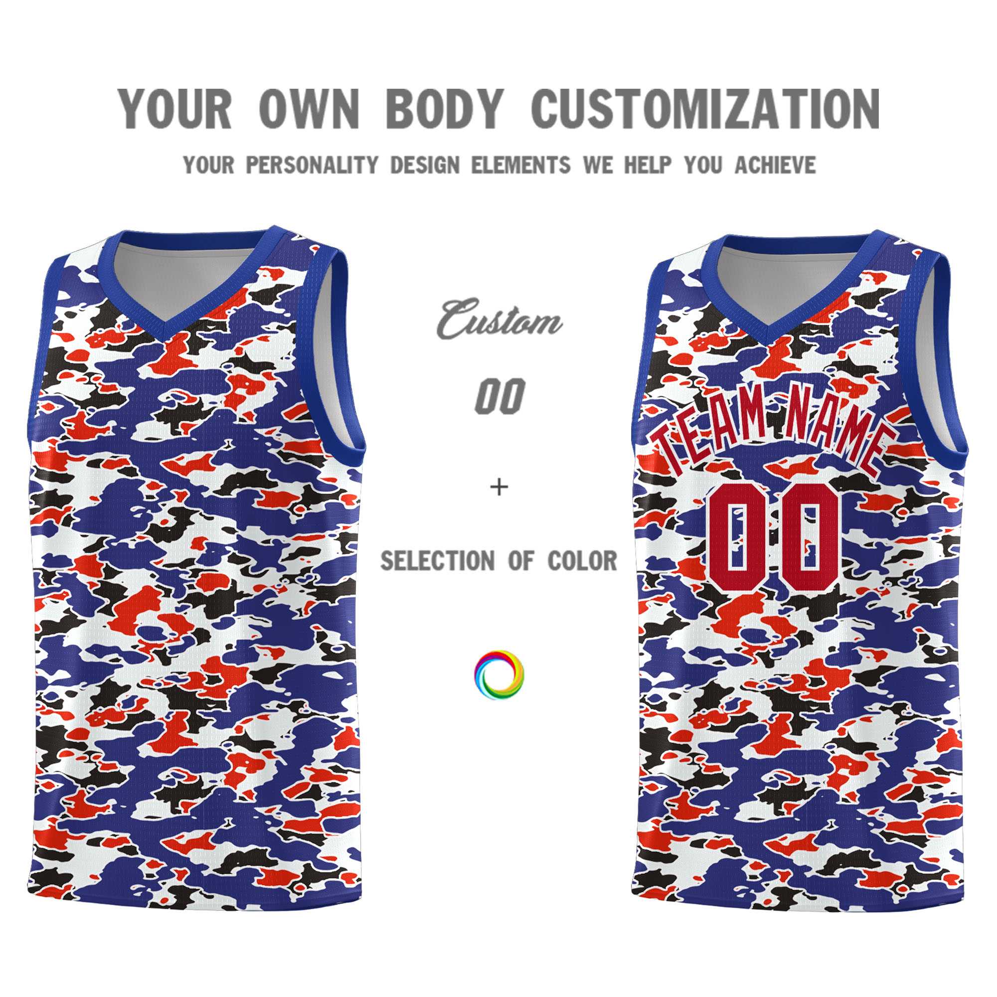 Custom Personalized Camo Kits Sports Uniform Basketball Jersey|KXKSHOP