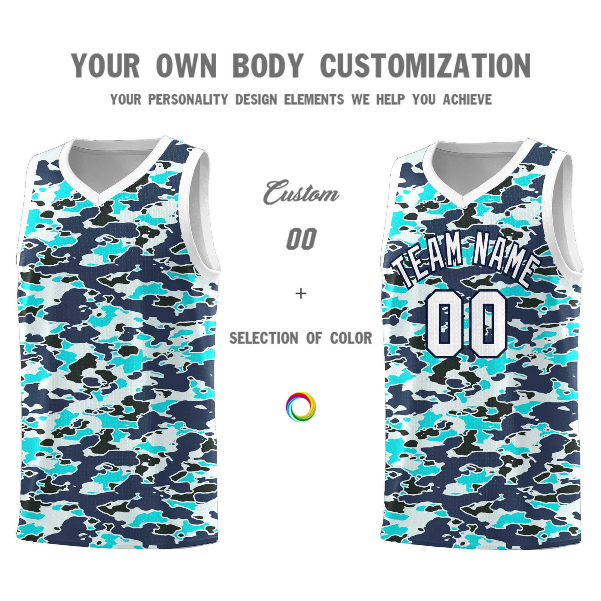 Custom Personalized Camo Kits Sports Uniform Basketball Jersey|KXKSHOP