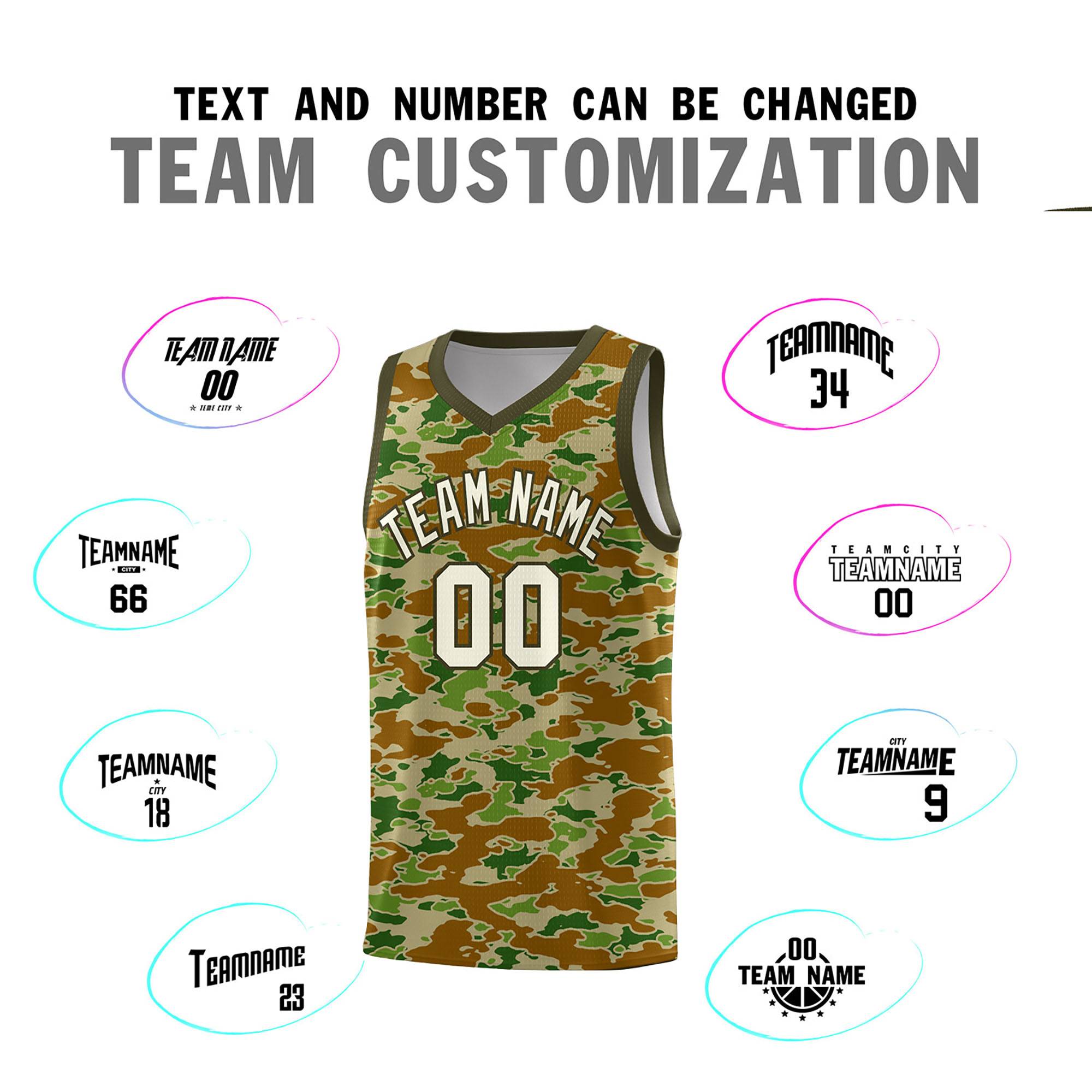 Custom Personalized Camo Kits Sports Uniform Basketball Jersey|KXKSHOP
