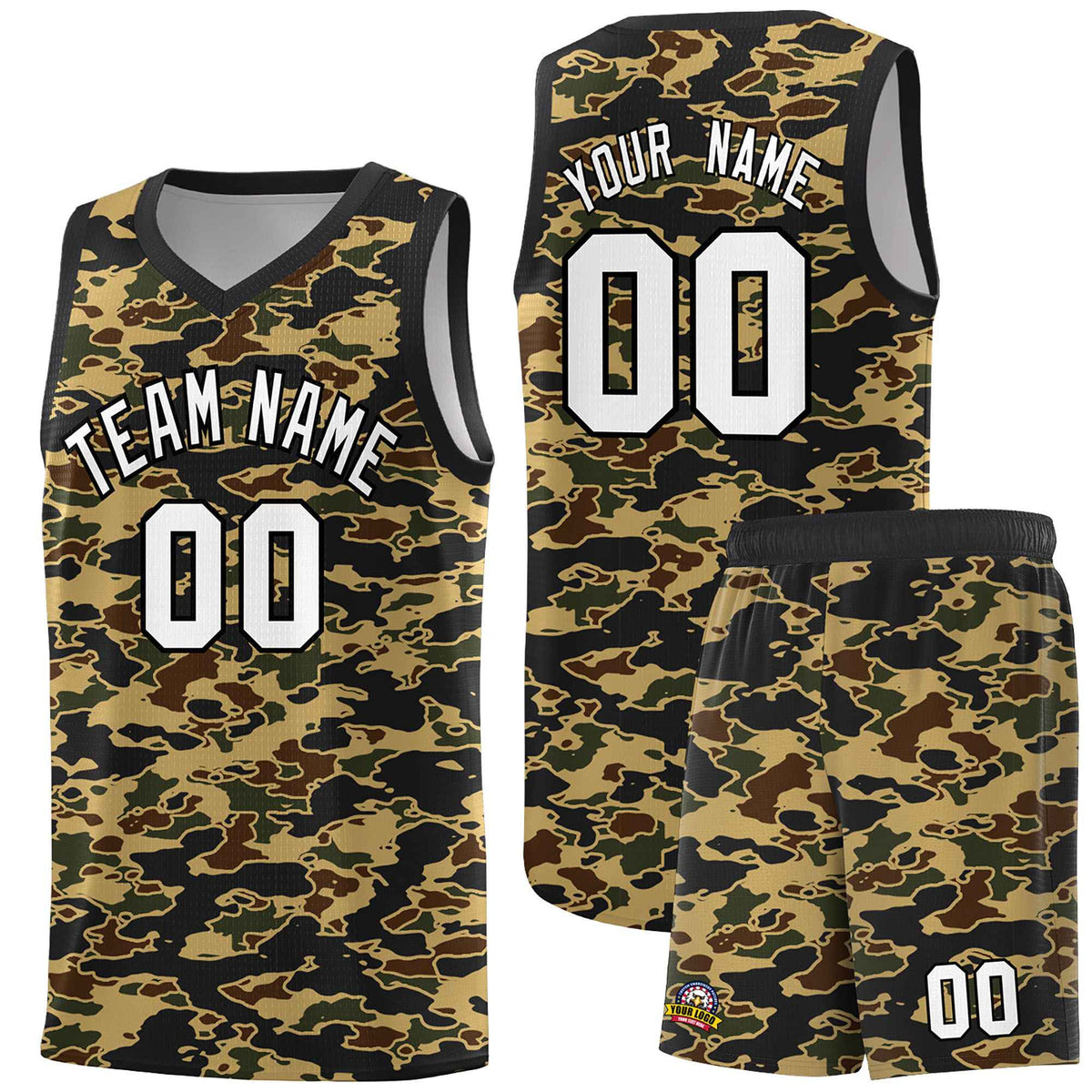 Custom Personalized Camo Kits Sports Uniform Basketball Jersey|KXKSHOP