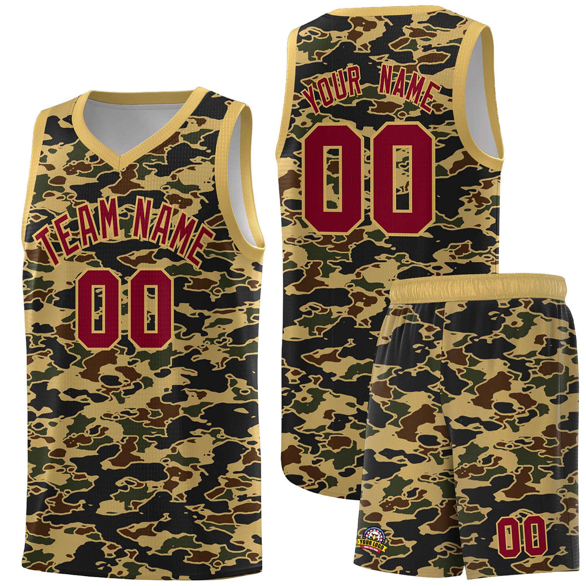 Custom Personalized Camo Kits Sports Uniform Basketball Jersey|KXKSHOP