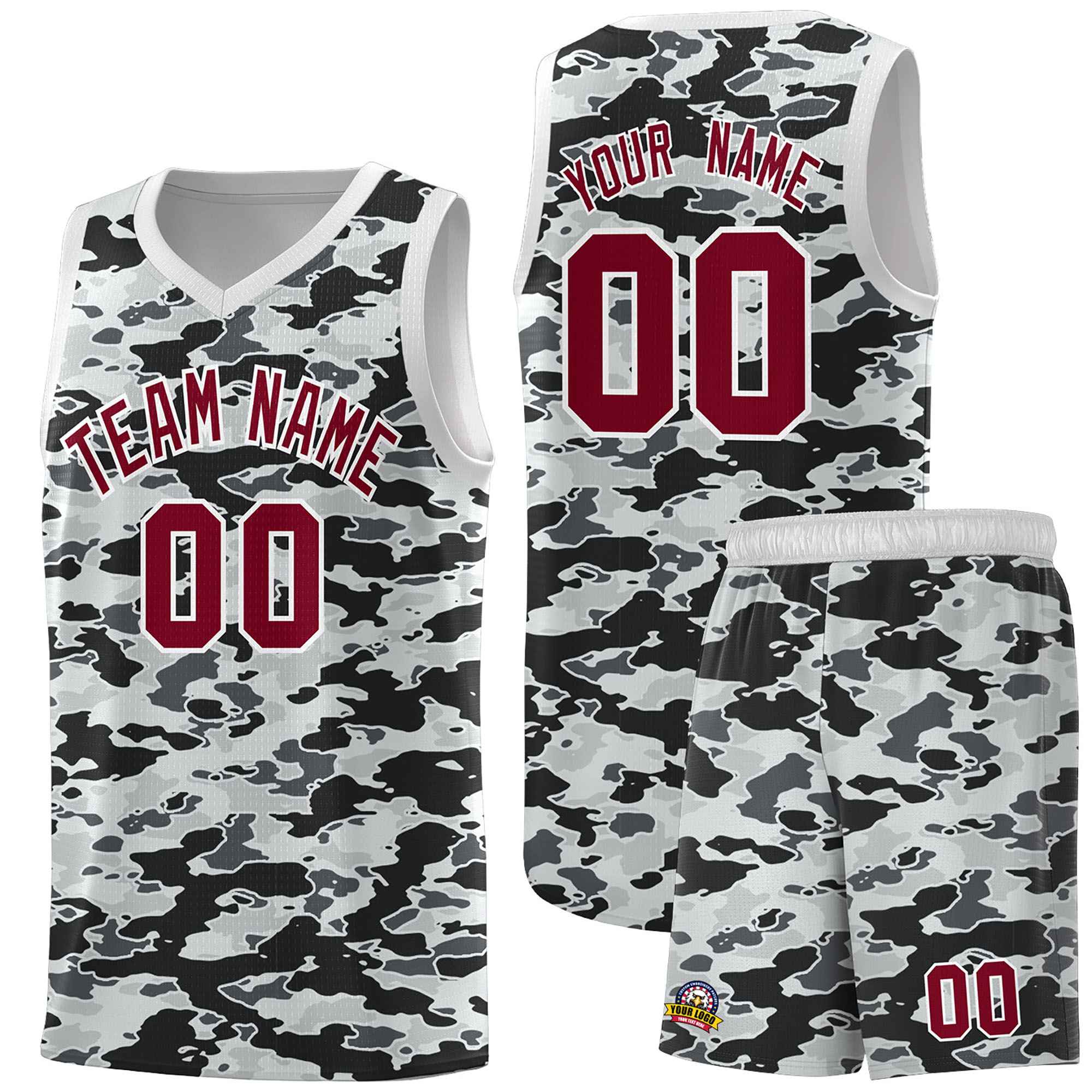 Custom Personalized Camo Kits Sports Uniform Basketball Jersey|KXKSHOP
