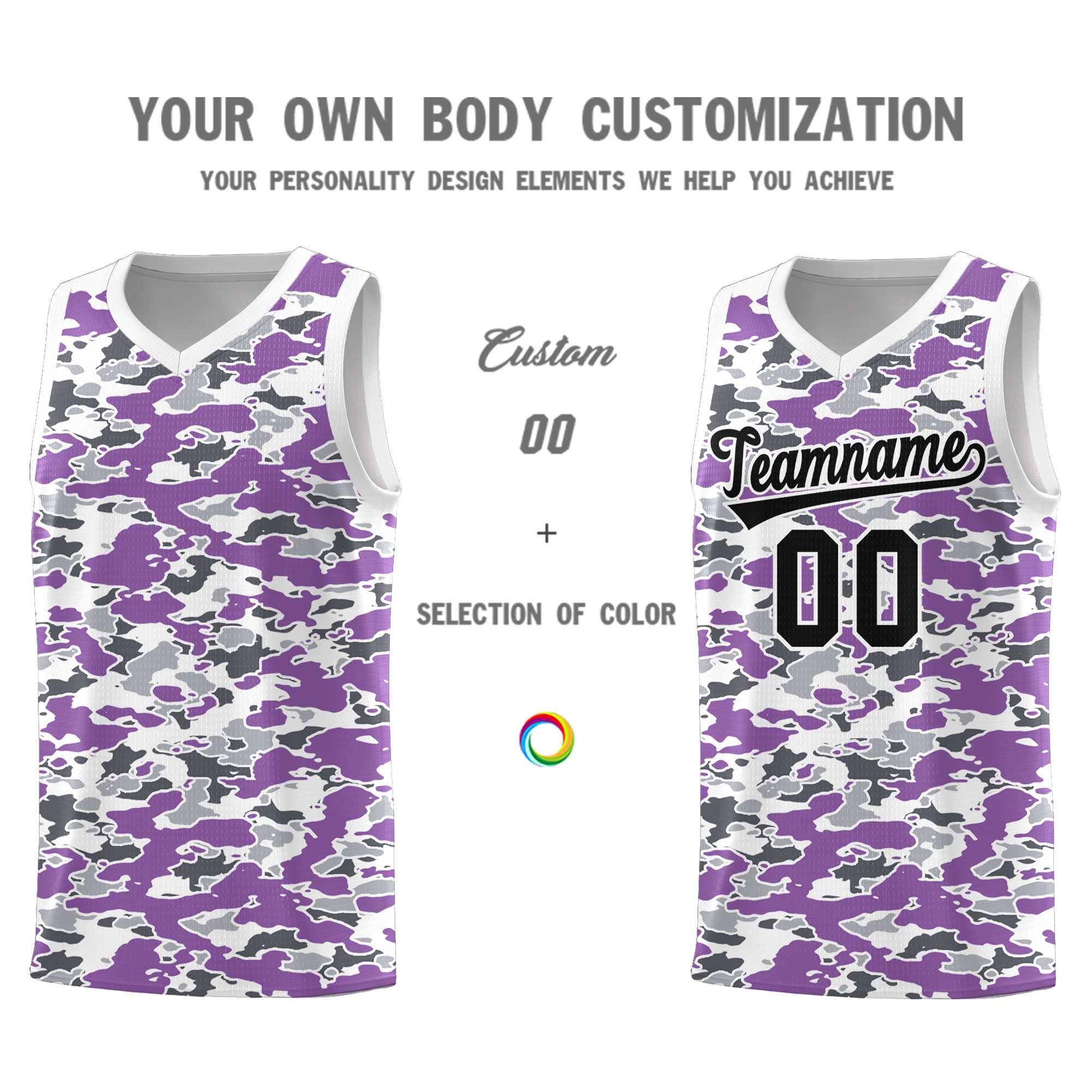Custom Personalized Camo Kits Sports Uniform Basketball Jersey|KXKSHOP