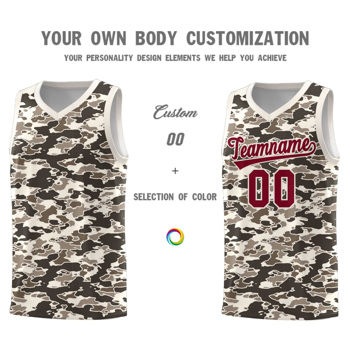 Custom Personalized Camo Kits Sports Uniform Basketball Jersey|KXKSHOP