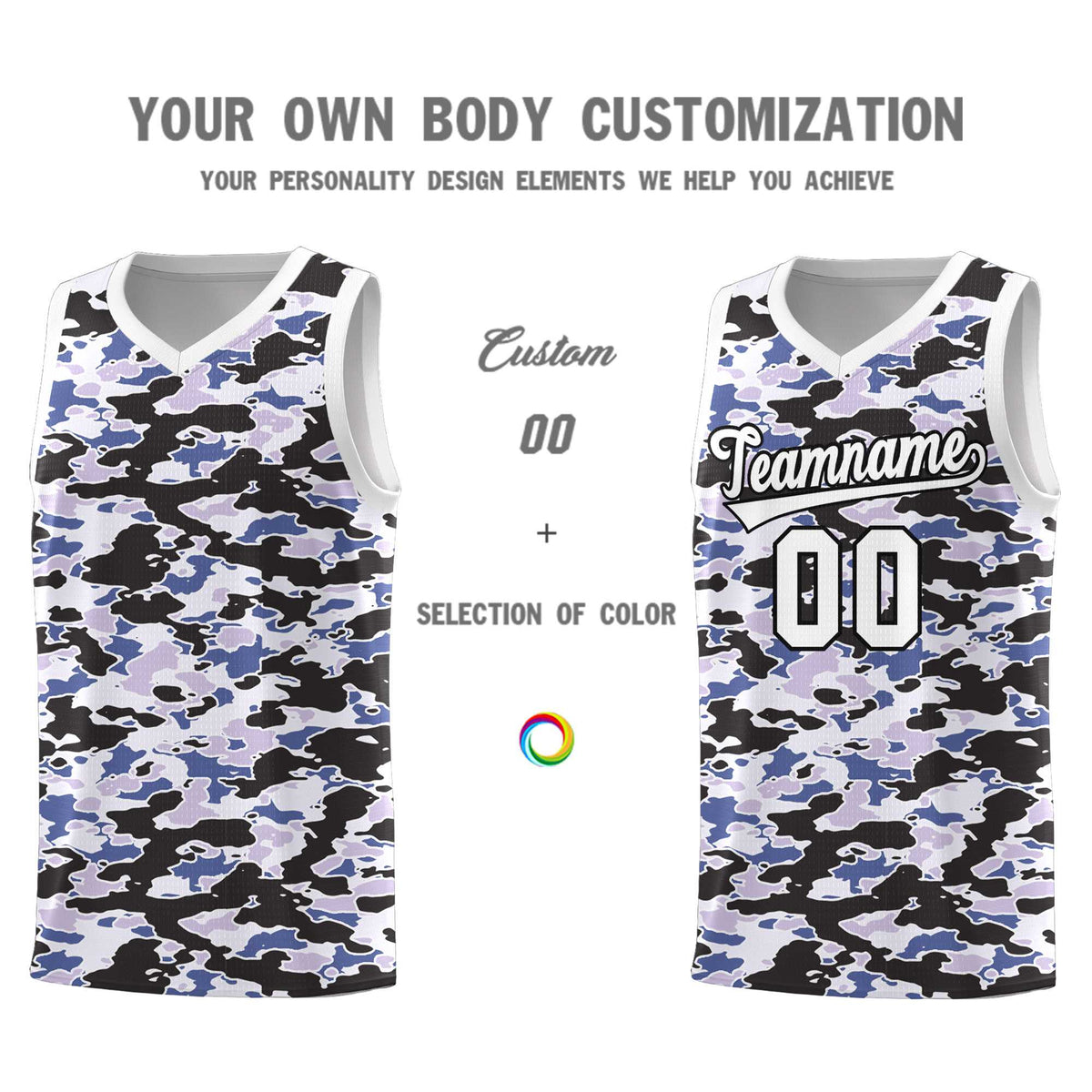 Custom Personalized Camo Kits Sports Uniform Basketball Jersey|KXKSHOP