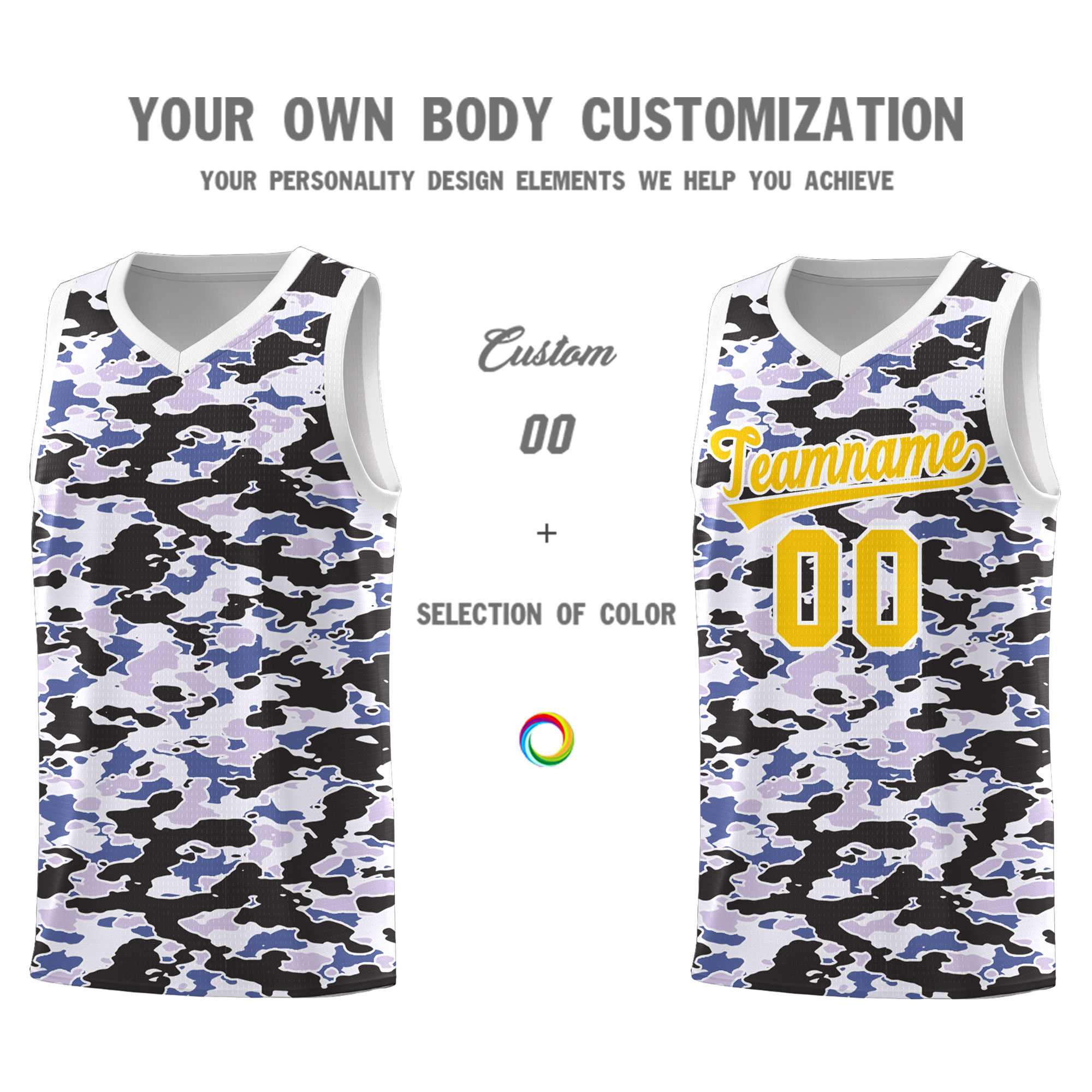 Custom Personalized Camo Kits Sports Uniform Basketball Jersey|KXKSHOP