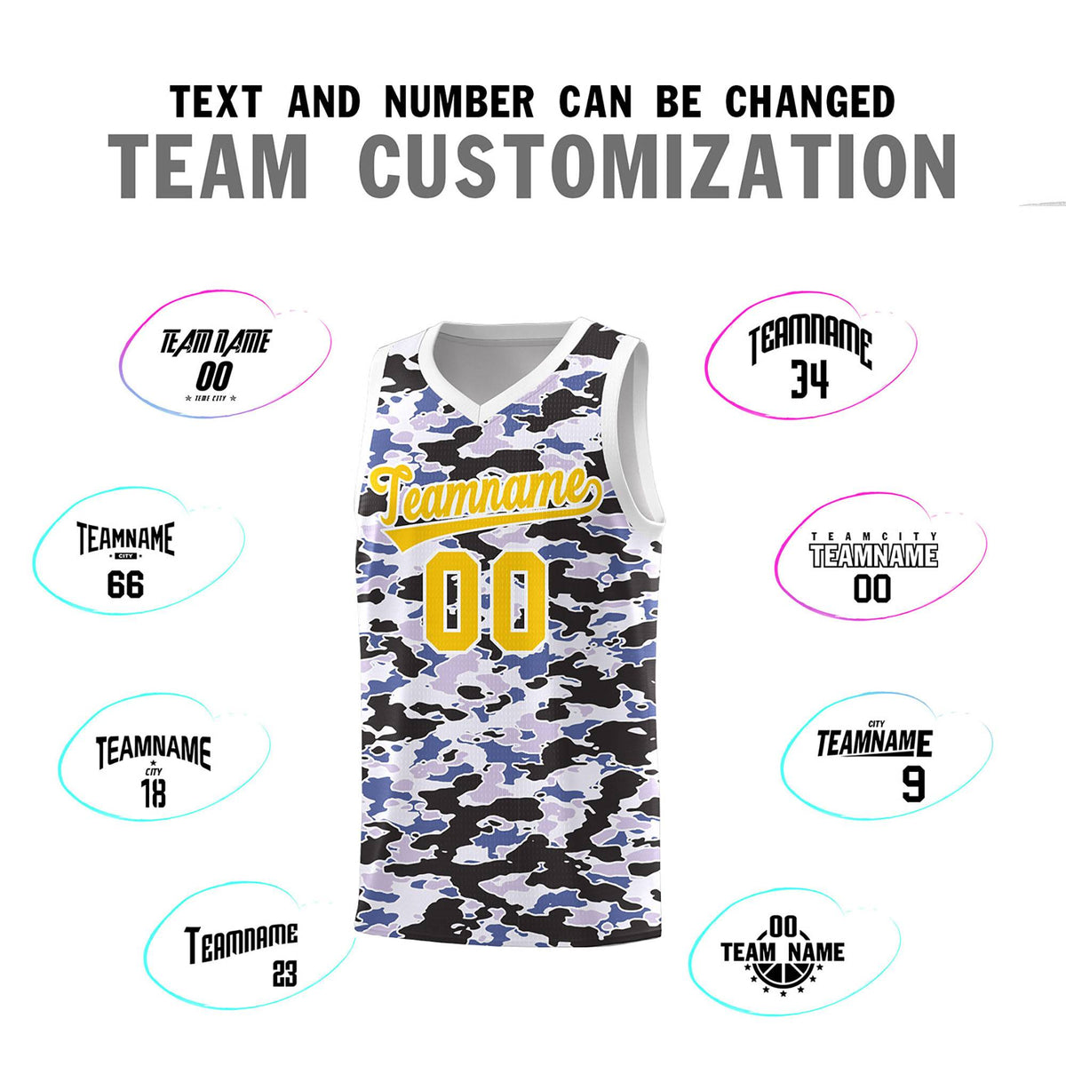Custom Personalized Camo Kits Sports Uniform Basketball Jersey|KXKSHOP
