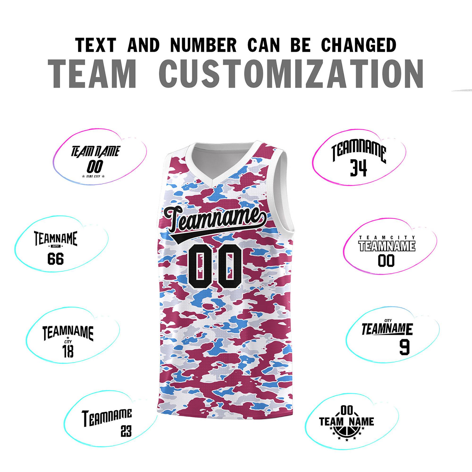 Custom Personalized Camo Kits Sports Uniform Basketball Jersey|KXKSHOP
