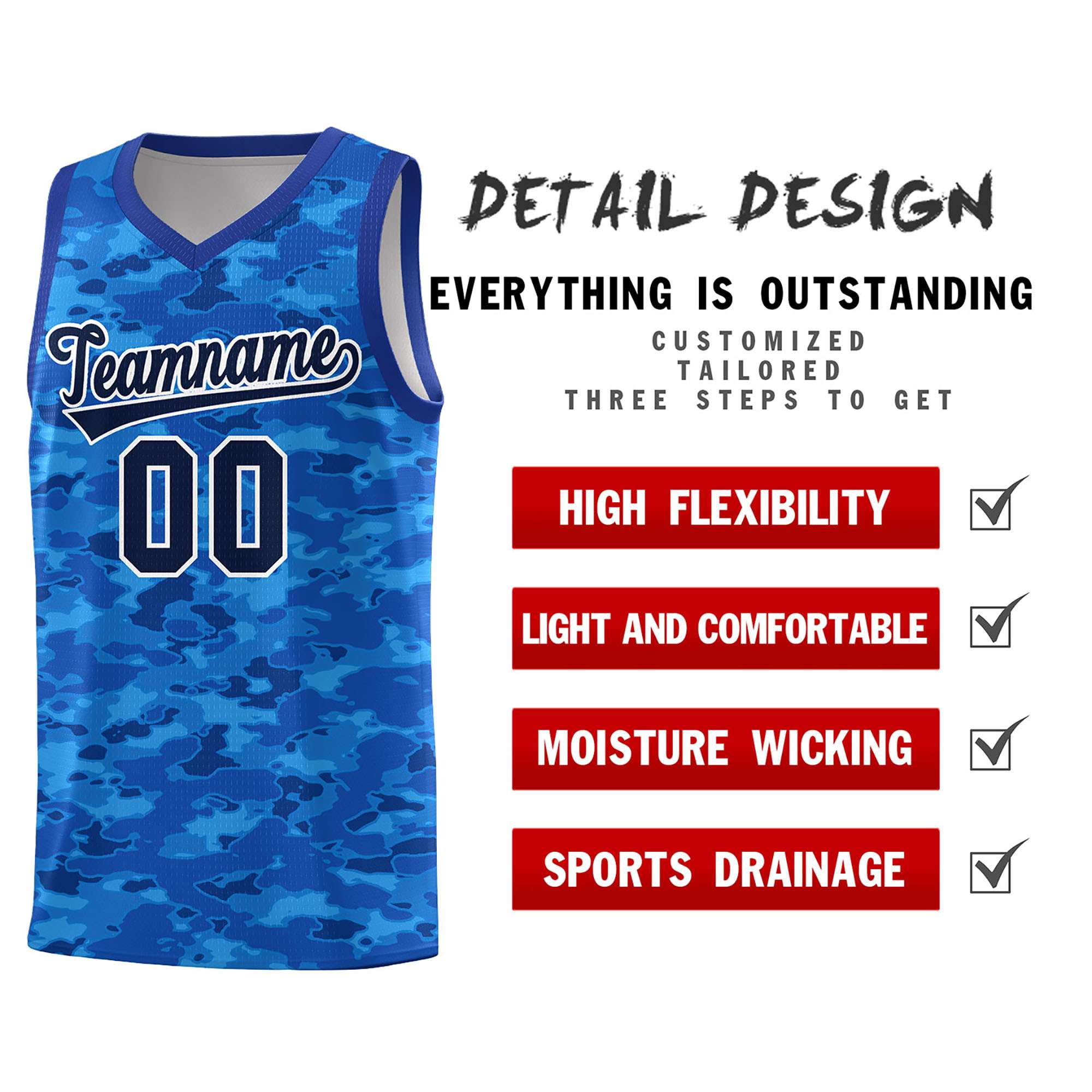 Custom Personalized Camo Kits Sports Uniform Basketball Jersey|KXKSHOP