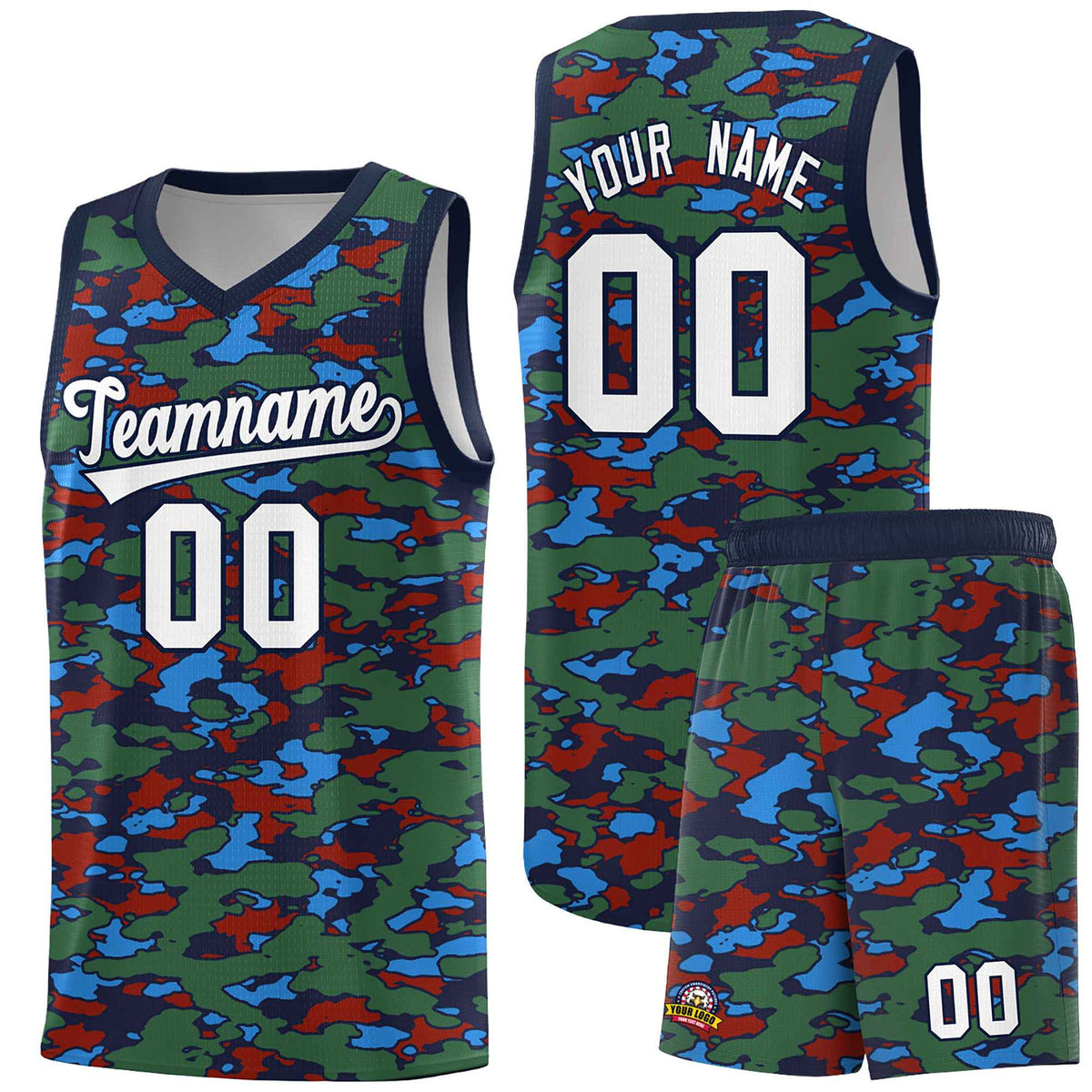Custom Personalized Camo Kits Sports Uniform Basketball Jersey|KXKSHOP