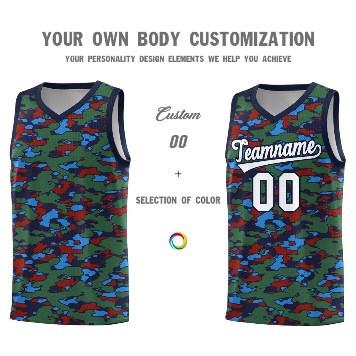 Custom Personalized Camo Kits Sports Uniform Basketball Jersey|KXKSHOP