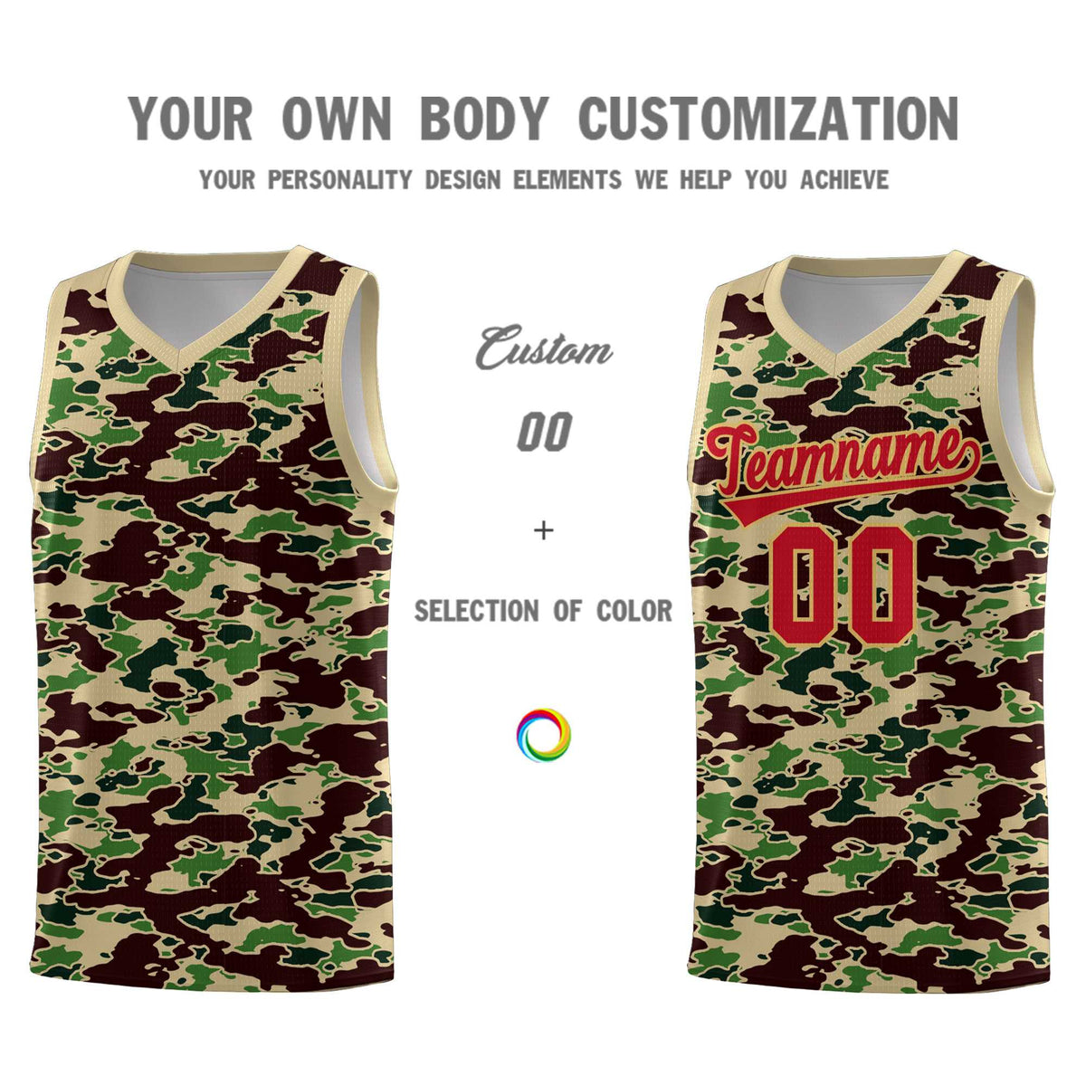 Custom Personalized Camo Kits Sports Uniform Basketball Jersey|KXKSHOP