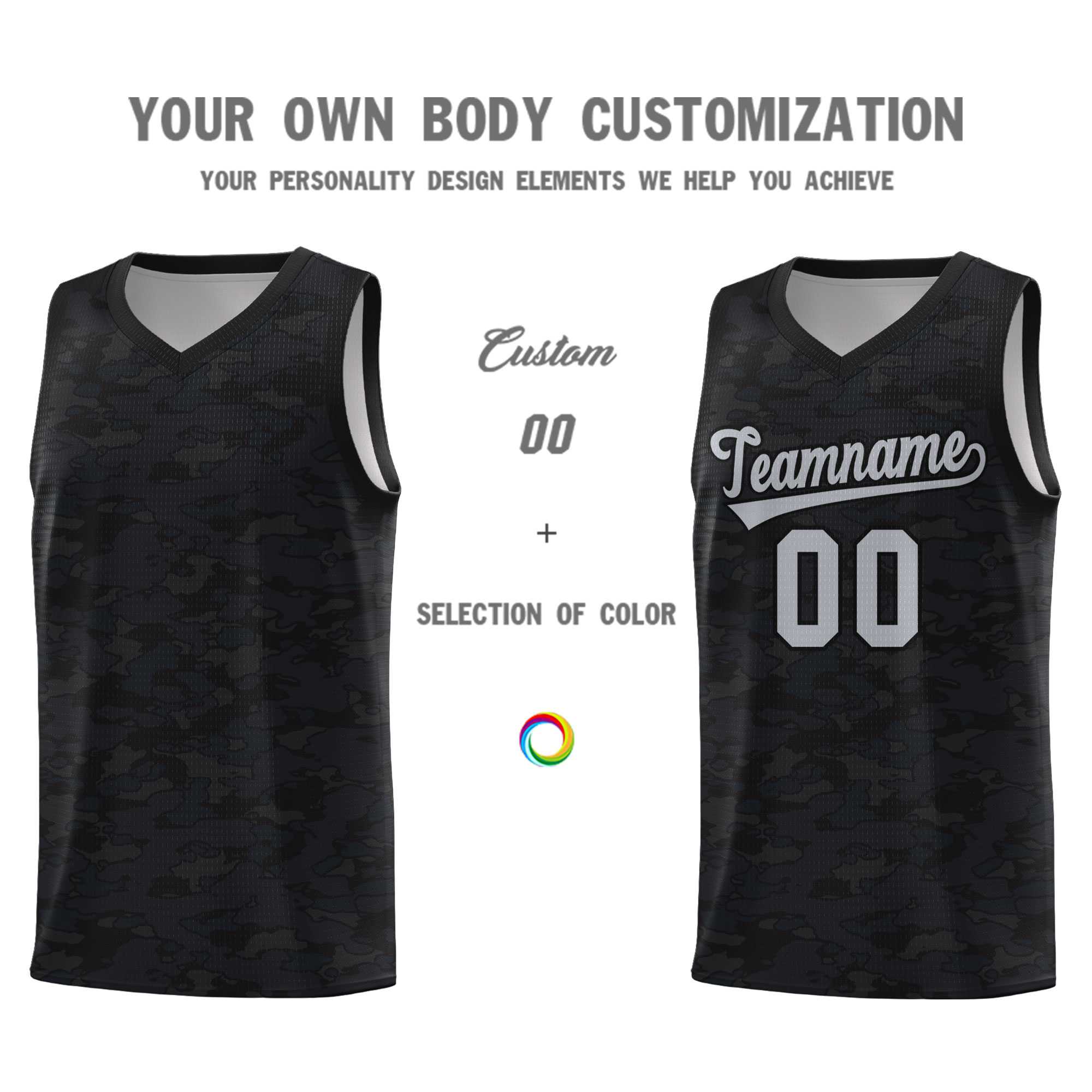 Custom Personalized Camo Kits Sports Uniform Basketball Jersey|KXKSHOP