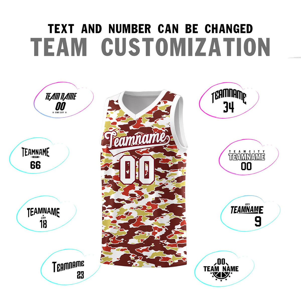 Custom Personalized Camo Kits Sports Uniform Basketball Jersey|KXKSHOP