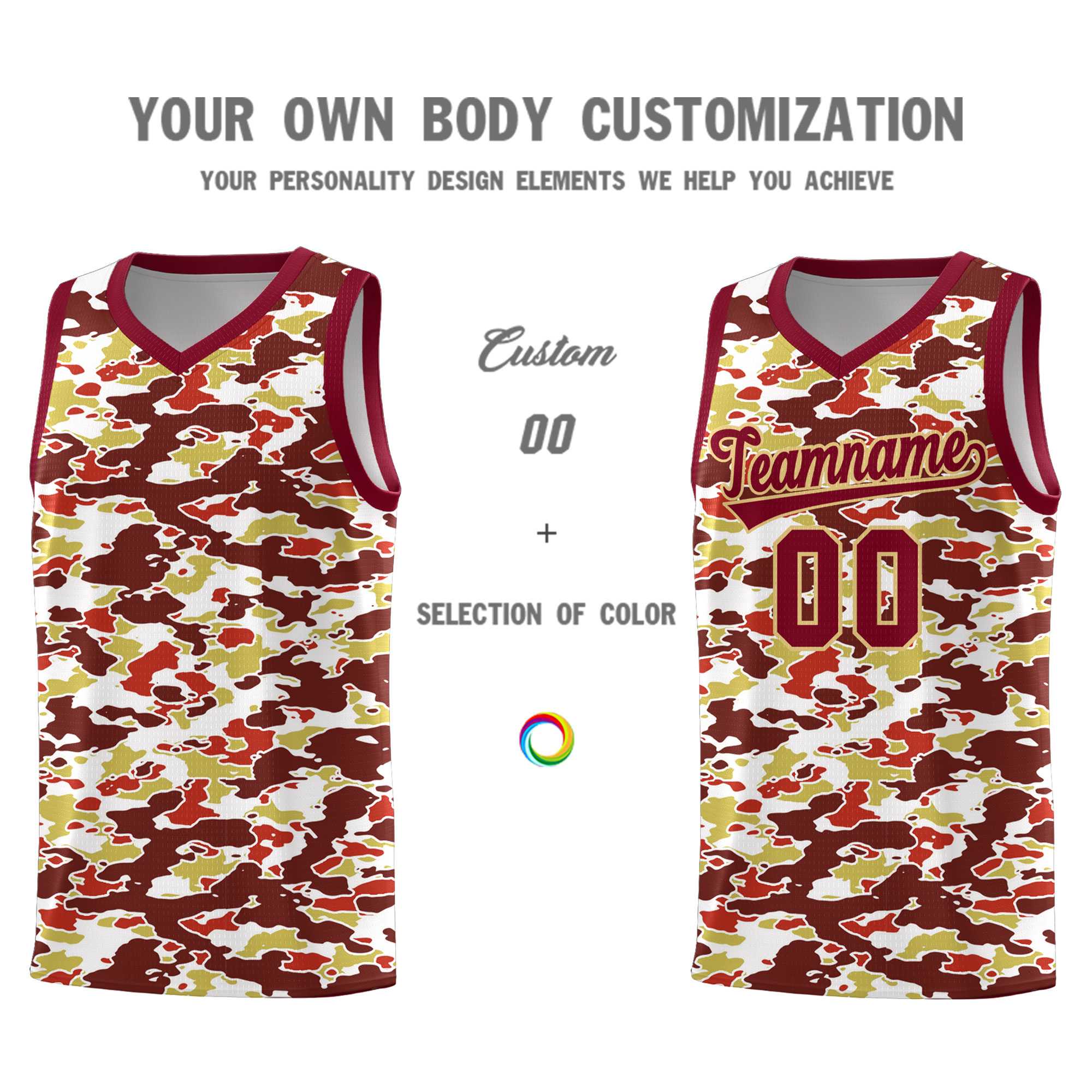 Custom Personalized Camo Kits Sports Uniform Basketball Jersey|KXKSHOP