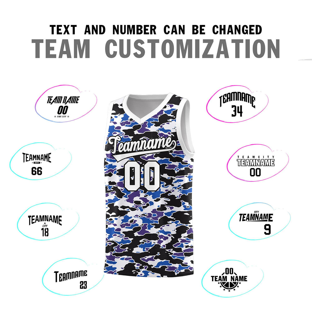 Custom Personalized Camo Kits Sports Uniform Basketball Jersey|KXKSHOP